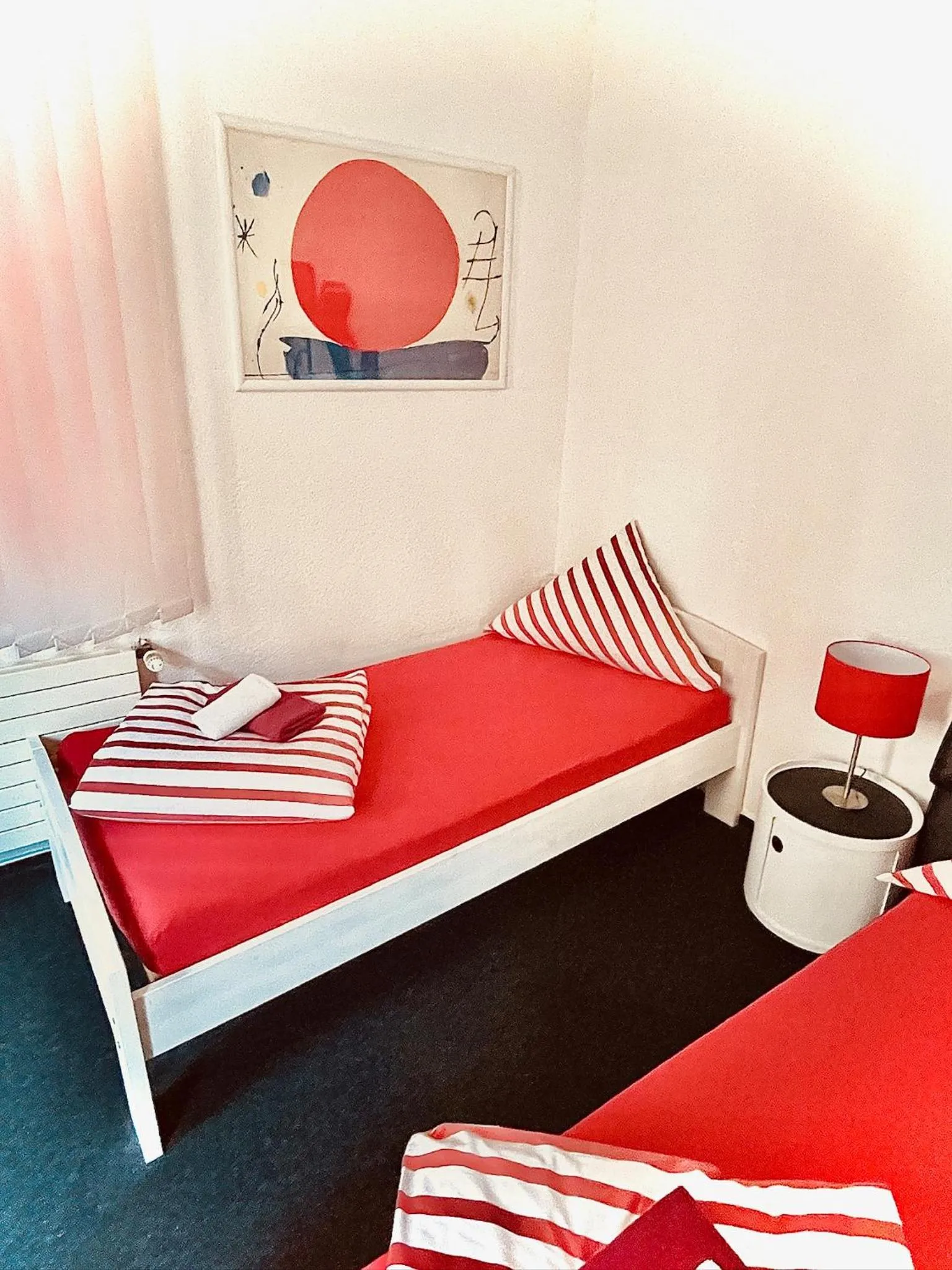 Decorative detail, Bed in Hotel Tusculum