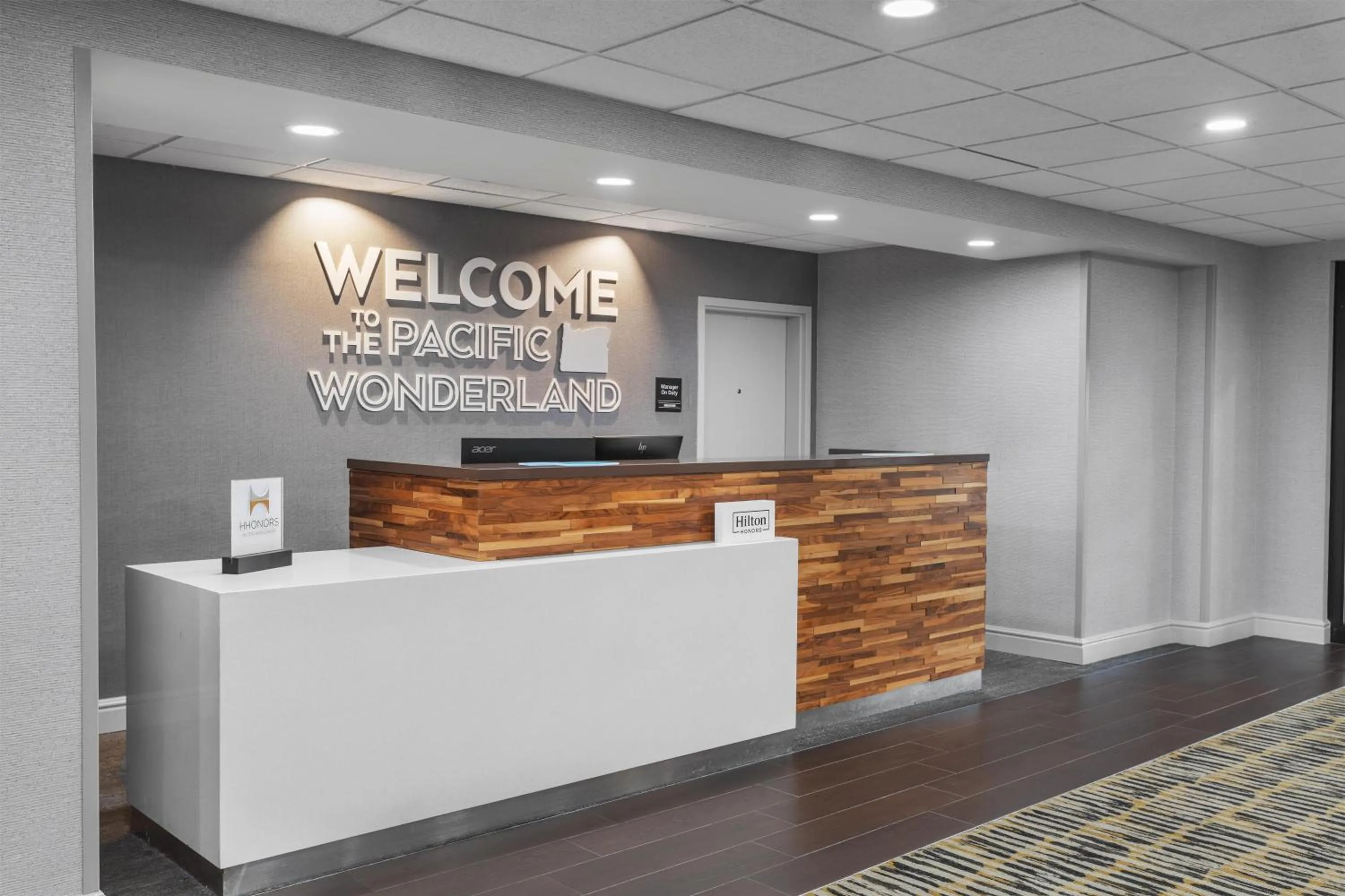 Lobby or reception in Hampton Inn Pendleton