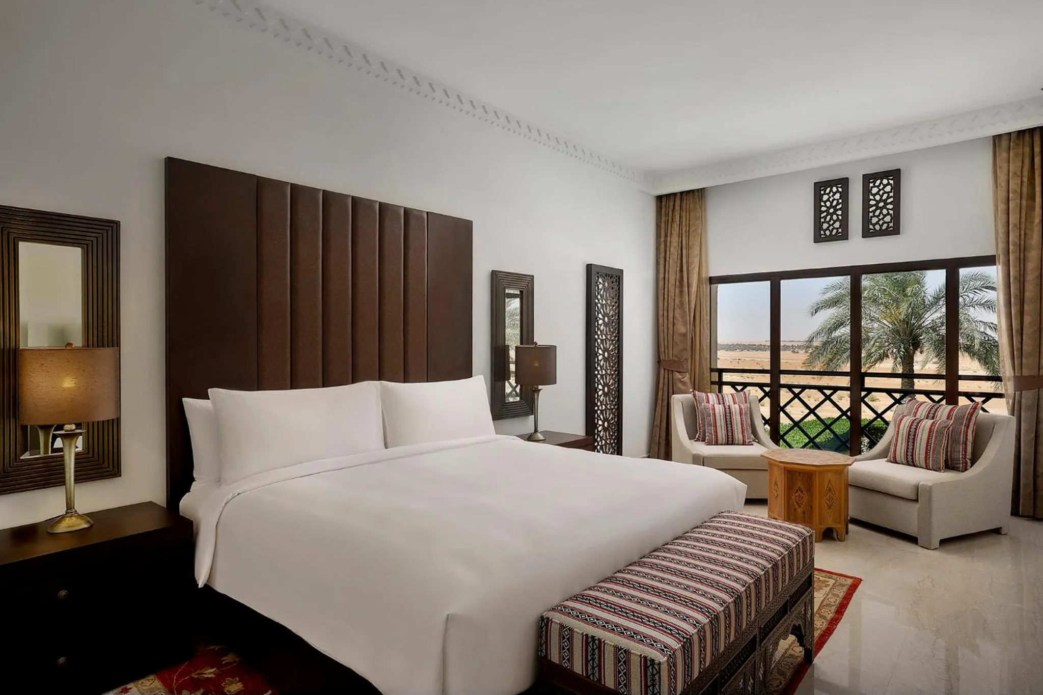 Bedroom, Bed in Aldhafra Desert Resort, Vignette Collection by IHG