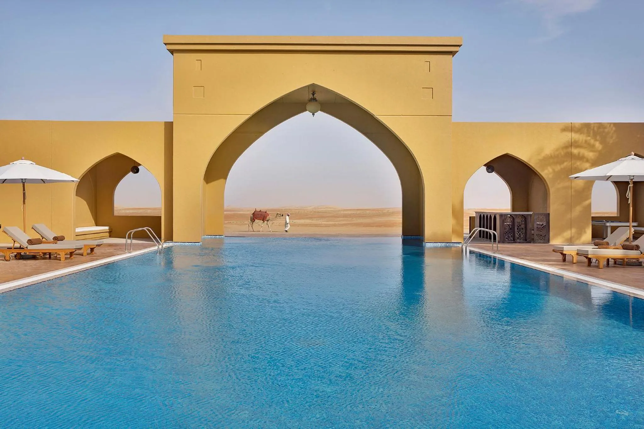 Swimming pool in Aldhafra Desert Resort, Vignette Collection by IHG