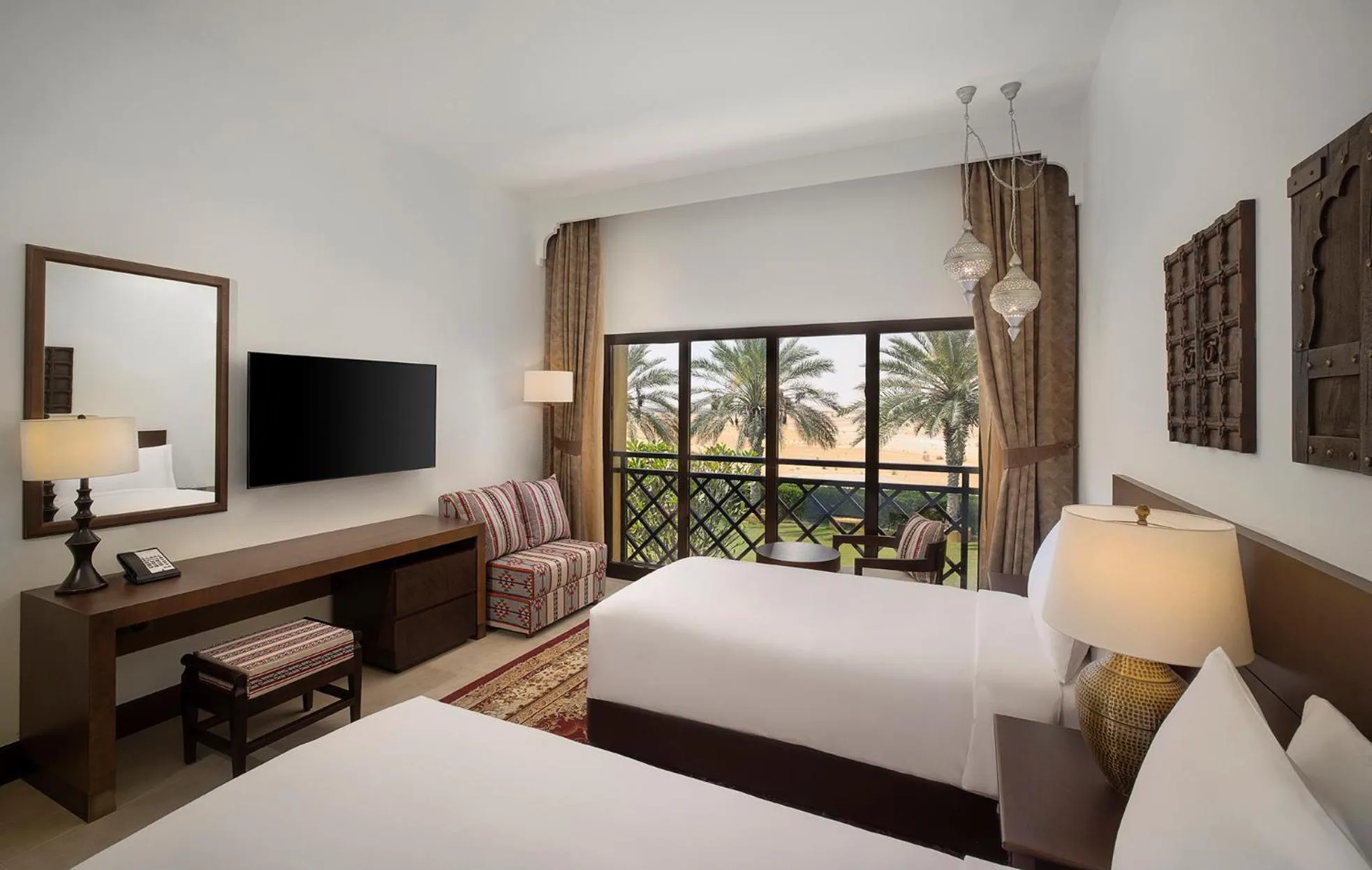 Bed in Aldhafra Desert Resort, Vignette Collection by IHG