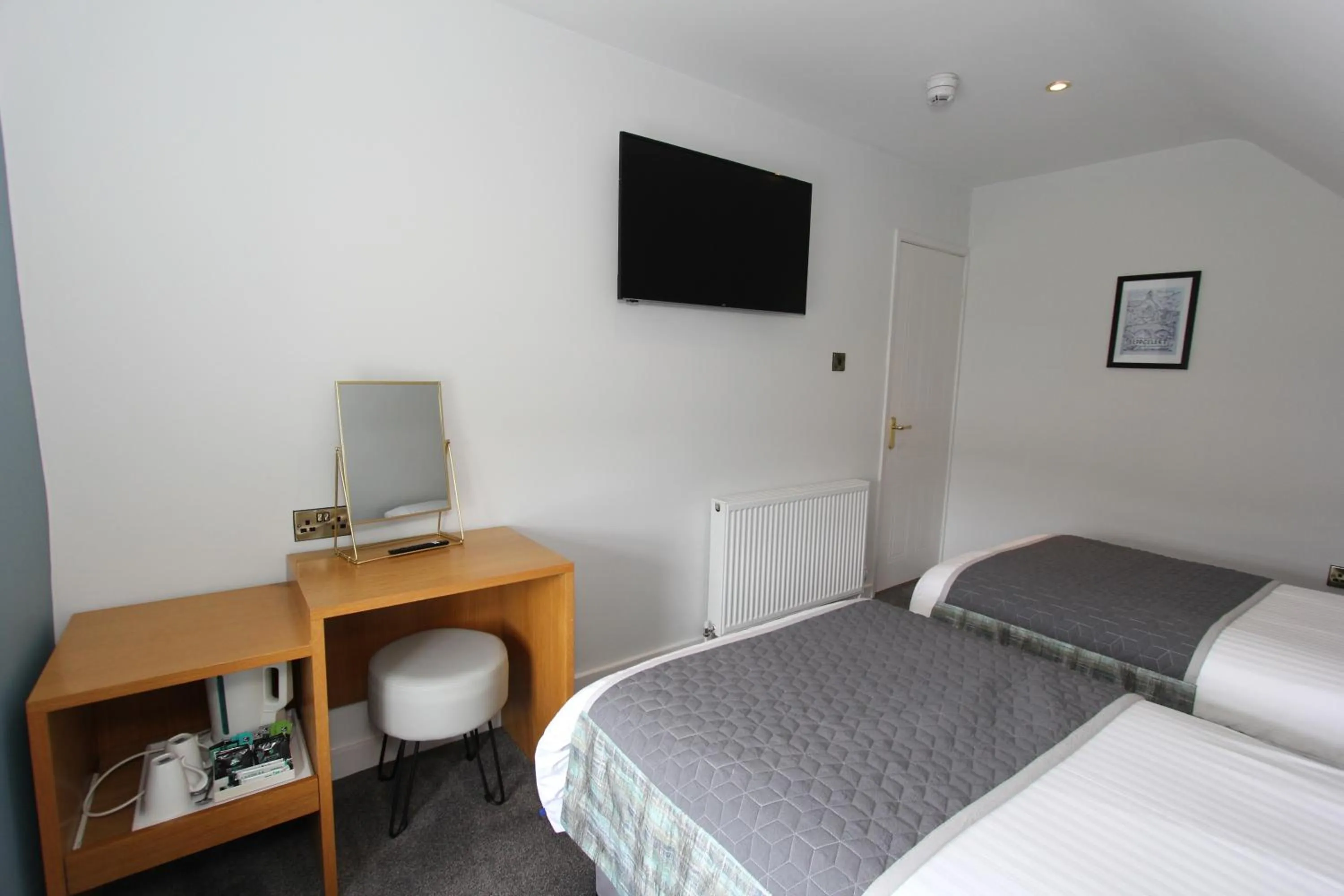 Bed in Gwesty Nanhoron Arms Hotel