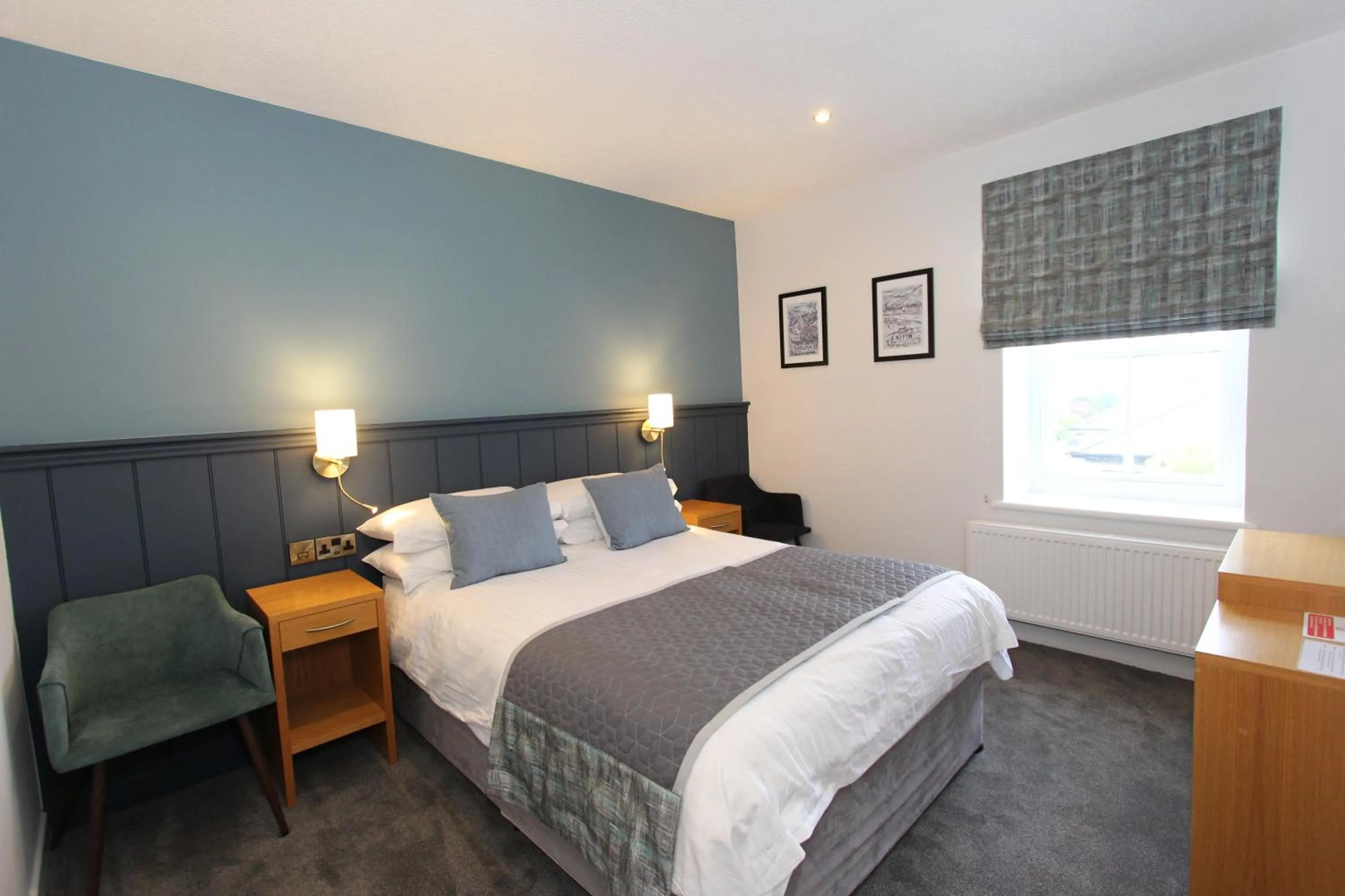 Bed in Gwesty Nanhoron Arms Hotel