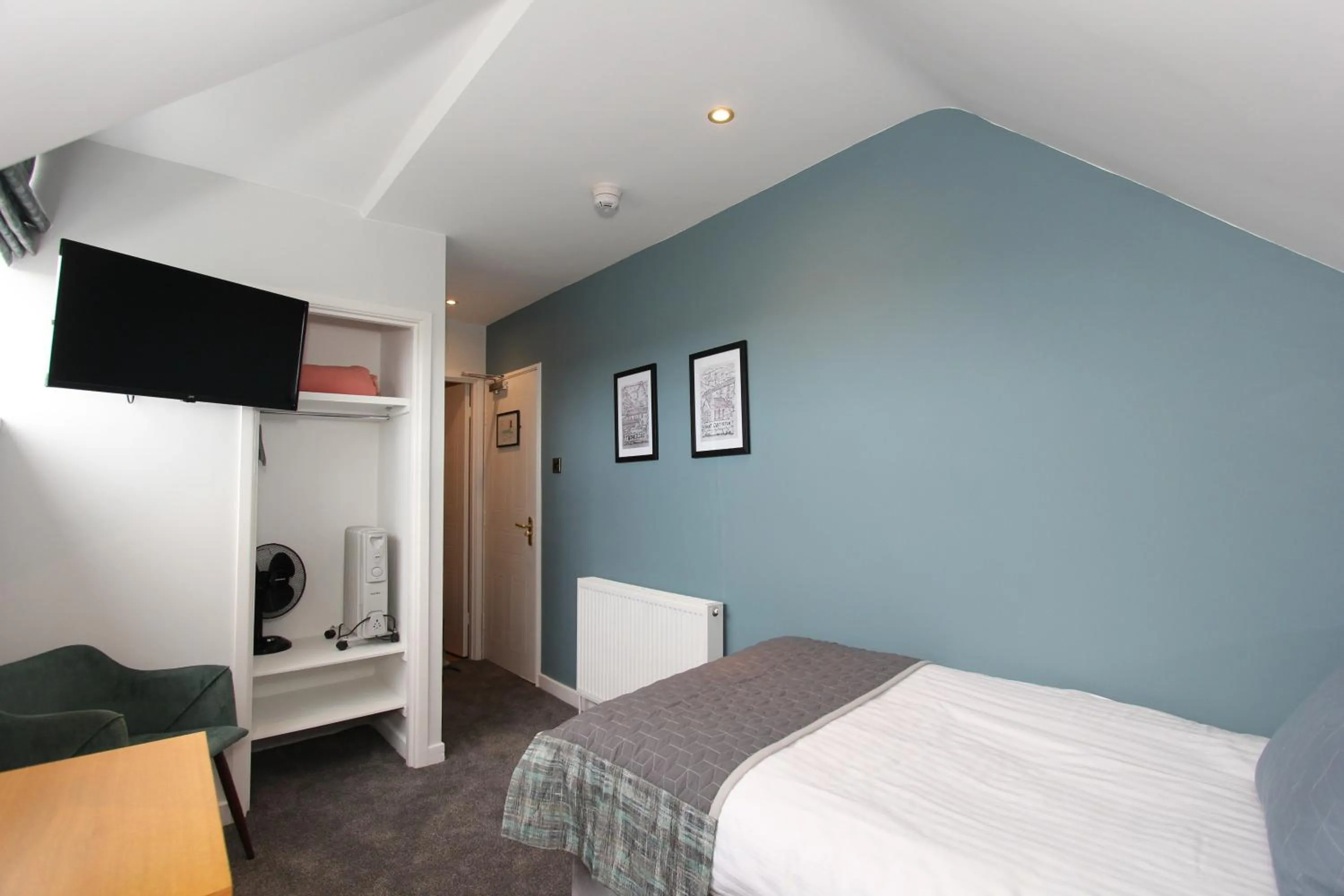 Bed in Gwesty Nanhoron Arms Hotel