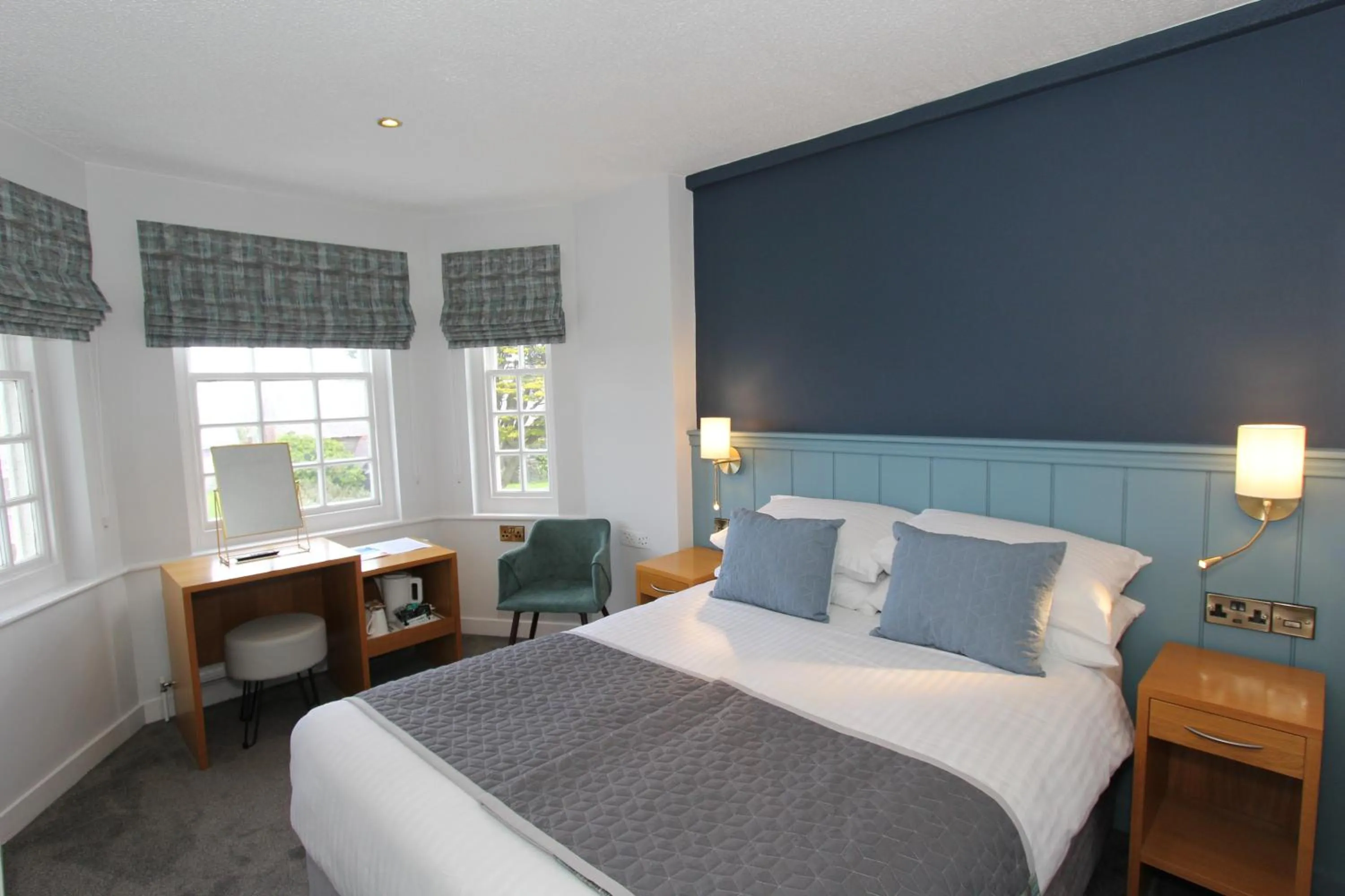 Bed in Gwesty Nanhoron Arms Hotel