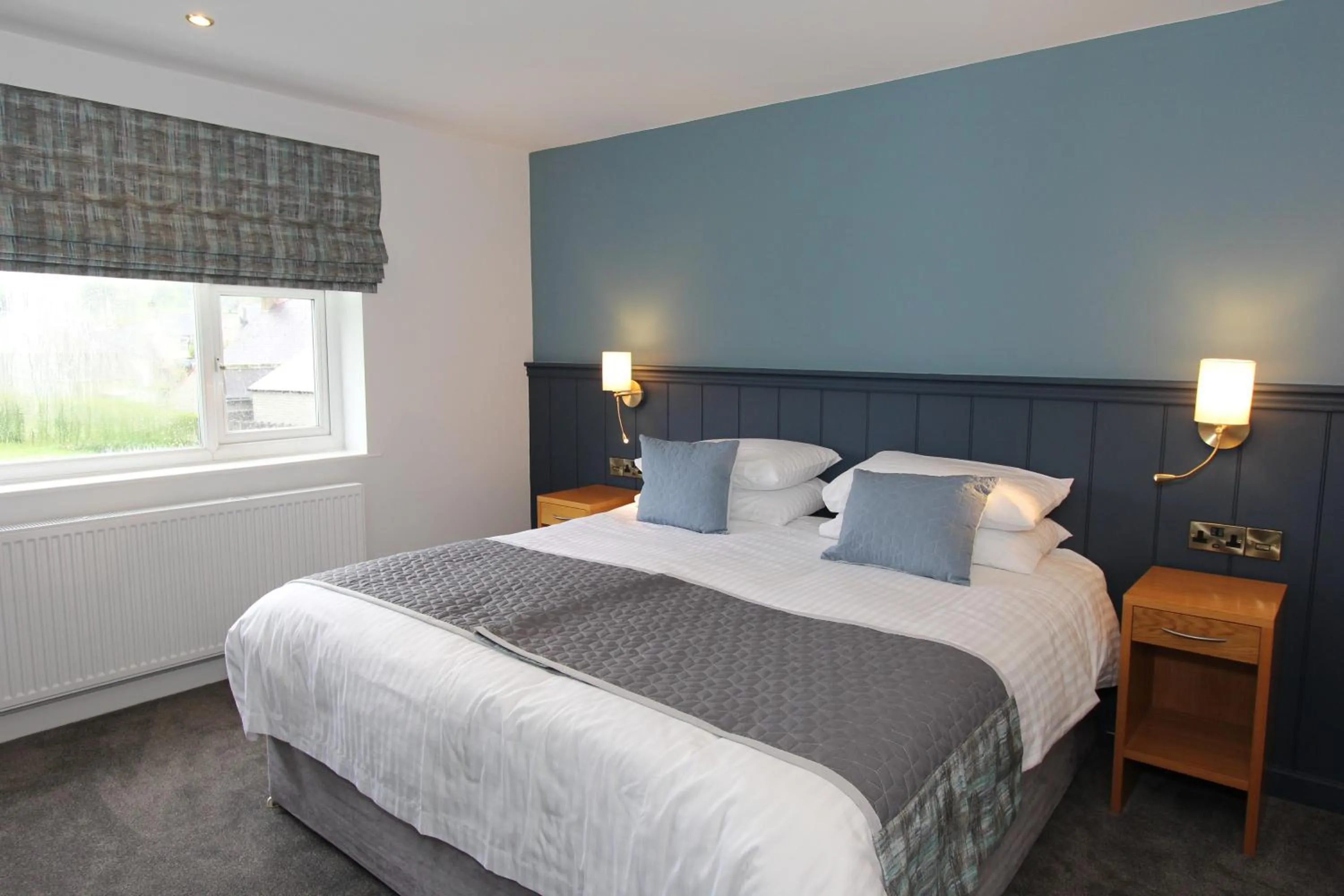 Bed in Gwesty Nanhoron Arms Hotel