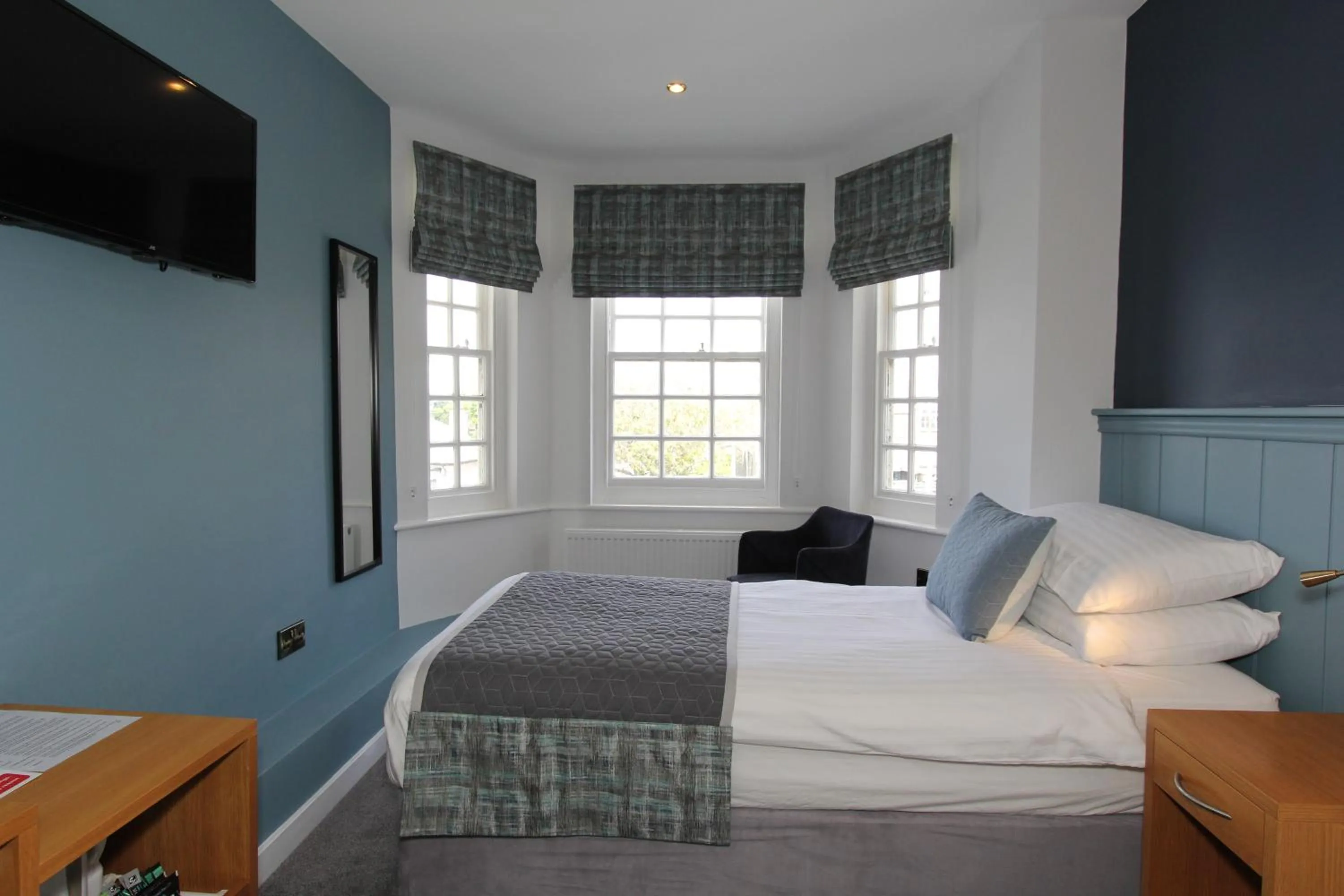 Bed in Gwesty Nanhoron Arms Hotel