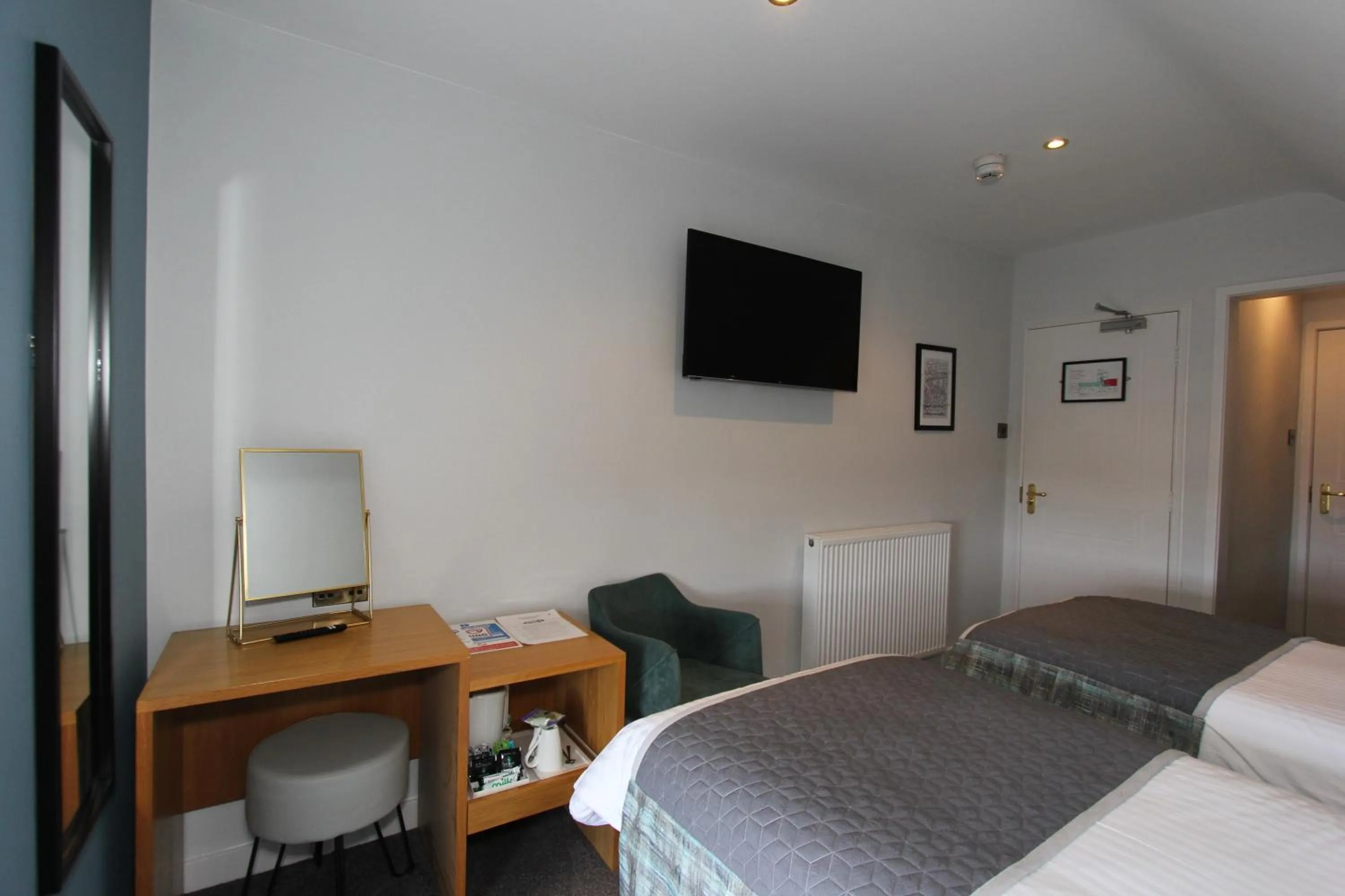 Bed in Gwesty Nanhoron Arms Hotel