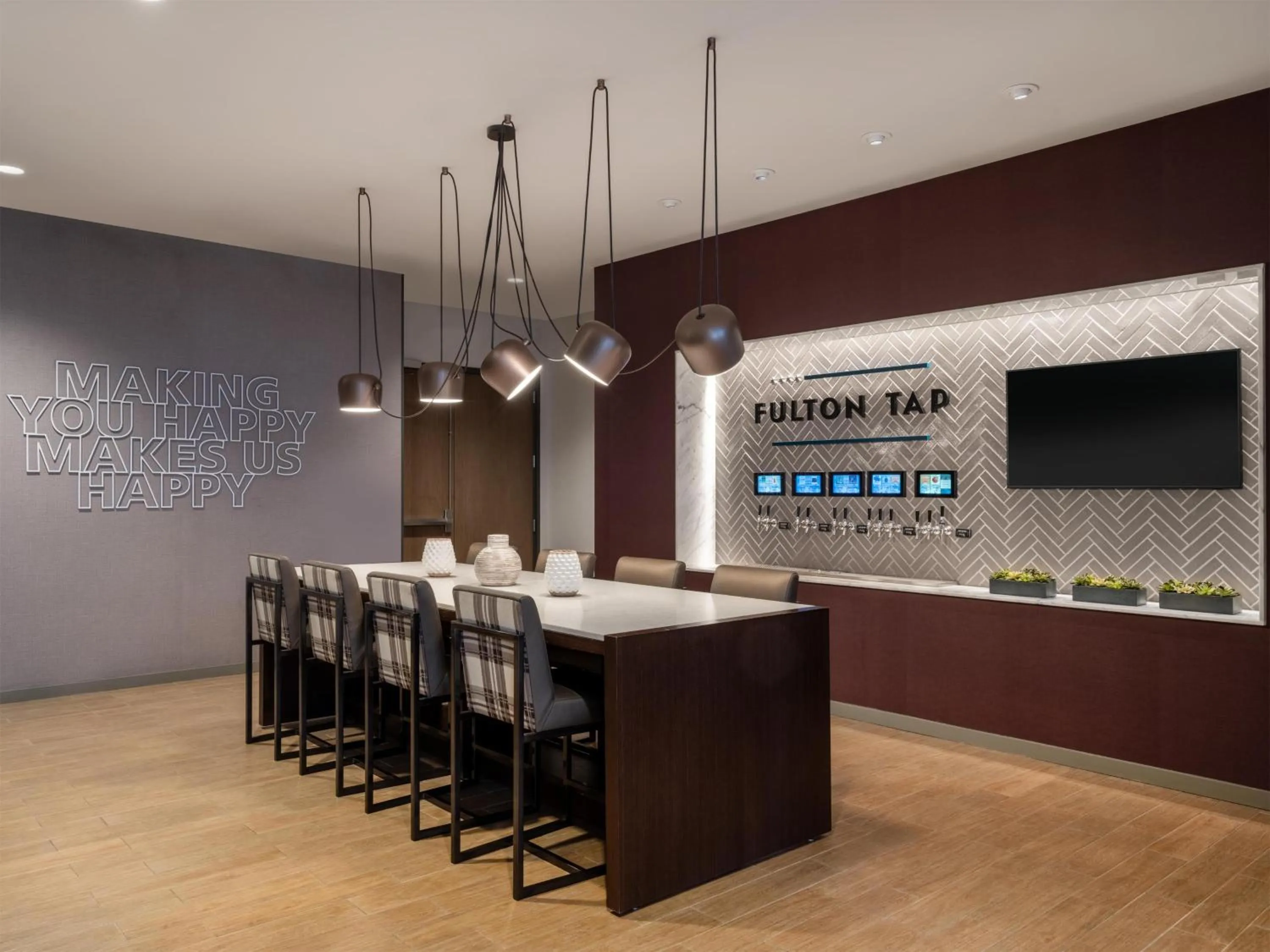 Lounge or bar in Hampton Inn Chicago West Loop Fulton Market Area