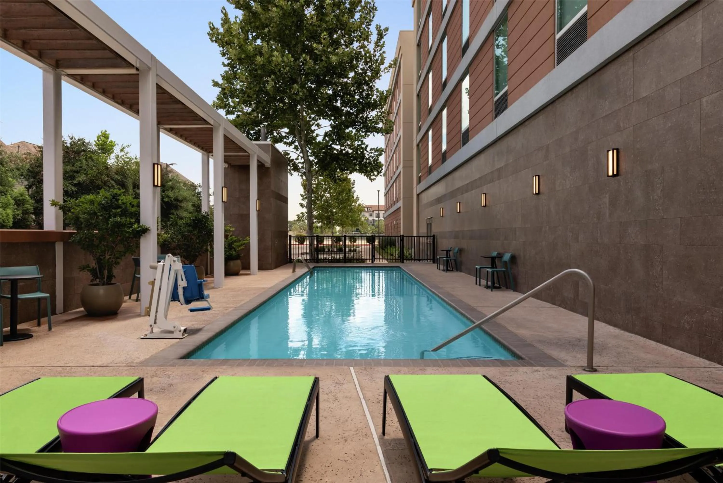 Pool view in Home2 Suites by Hilton Houston Energy Corridor
