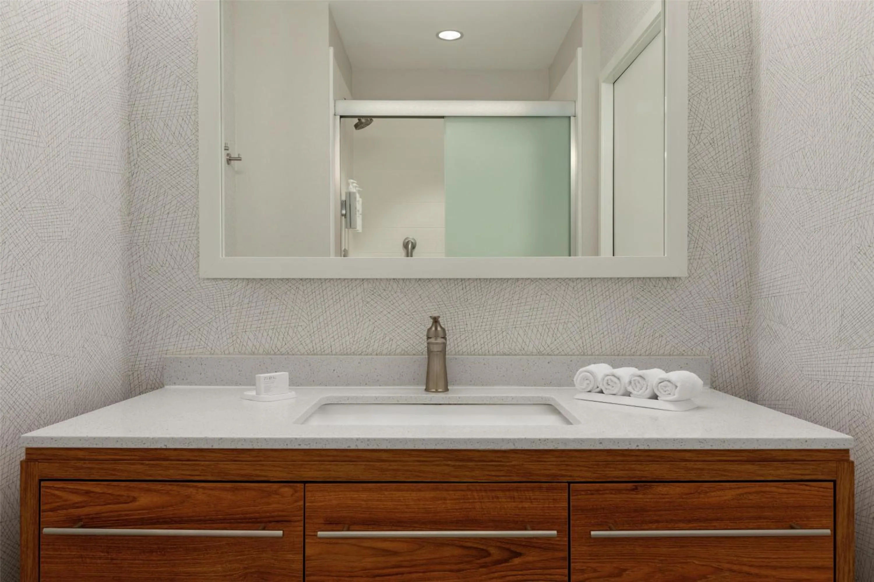 Bathroom in Home2 Suites by Hilton Houston Energy Corridor