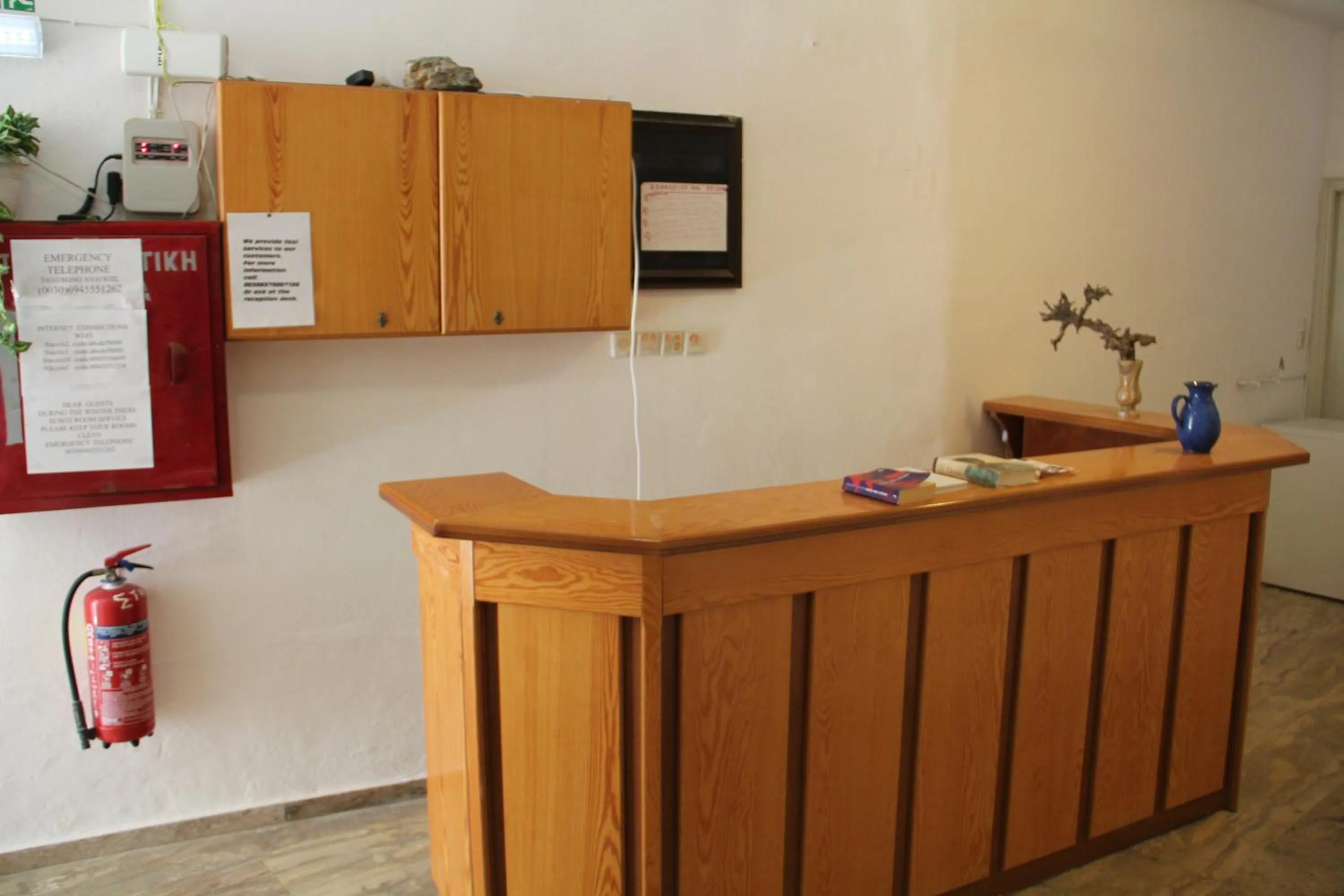 Lobby or reception in Hotel Alkyon