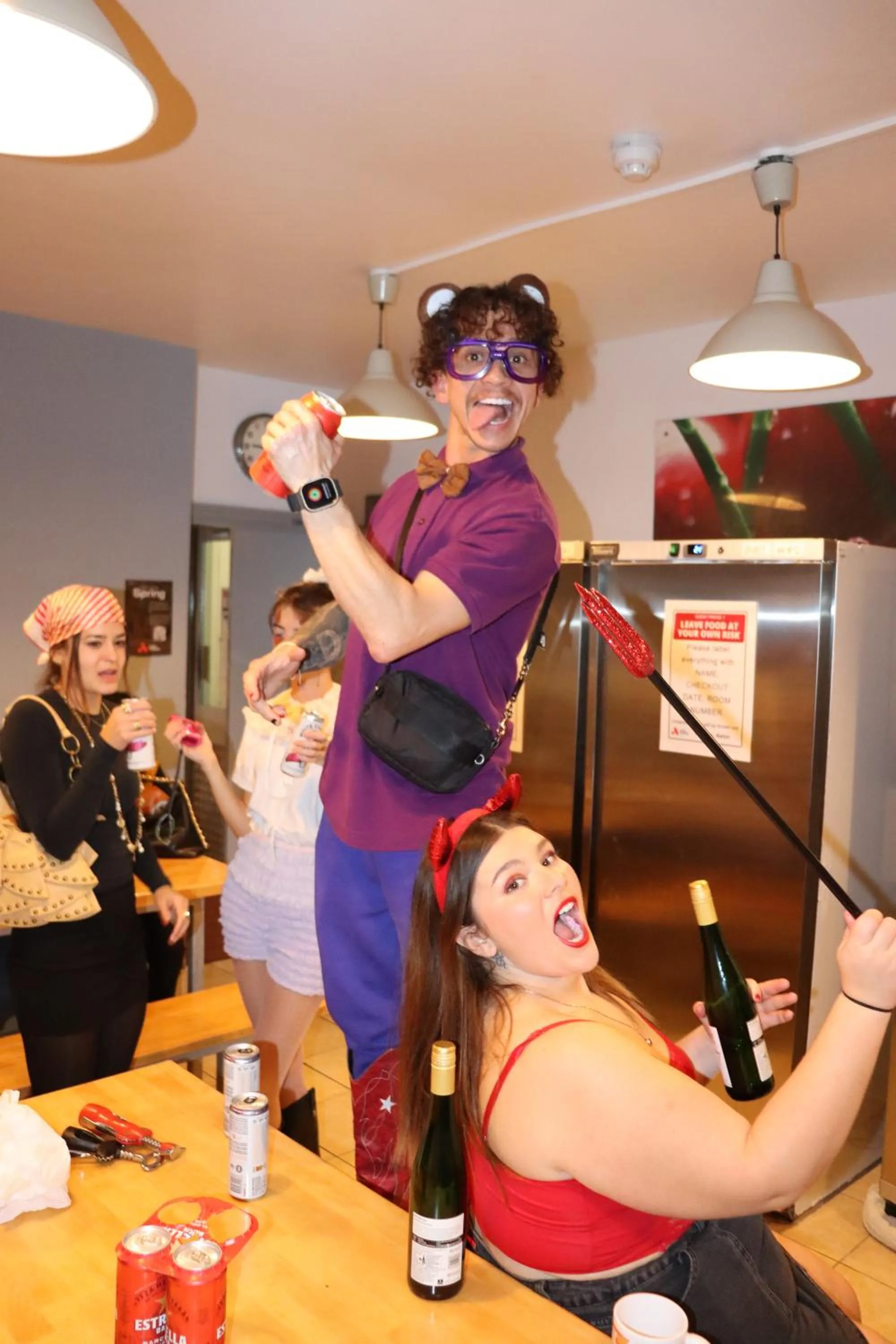 group of guests in Astor Kensington Hostel