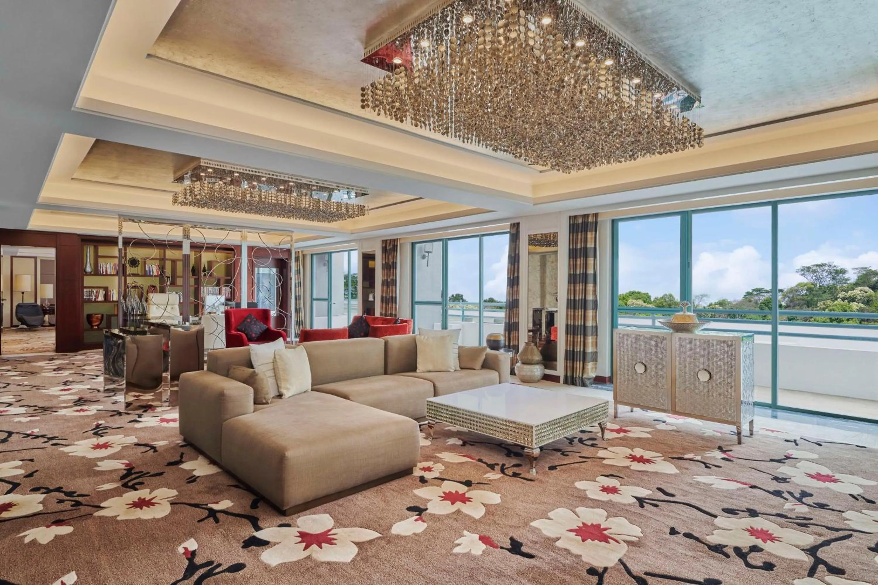 Living room in Hilton Guangzhou Science City