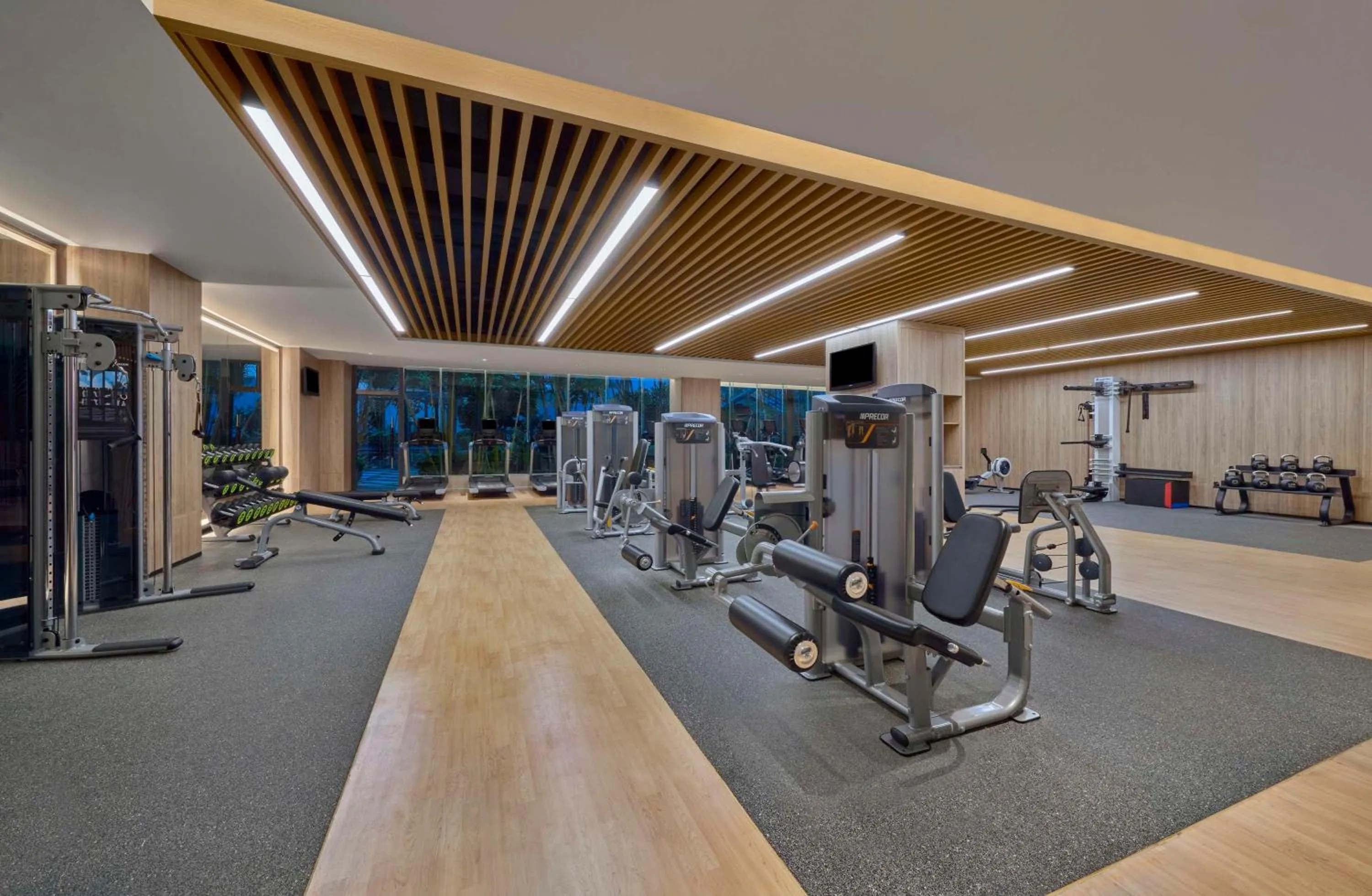 Fitness centre/facilities in Hilton Guangzhou Science City