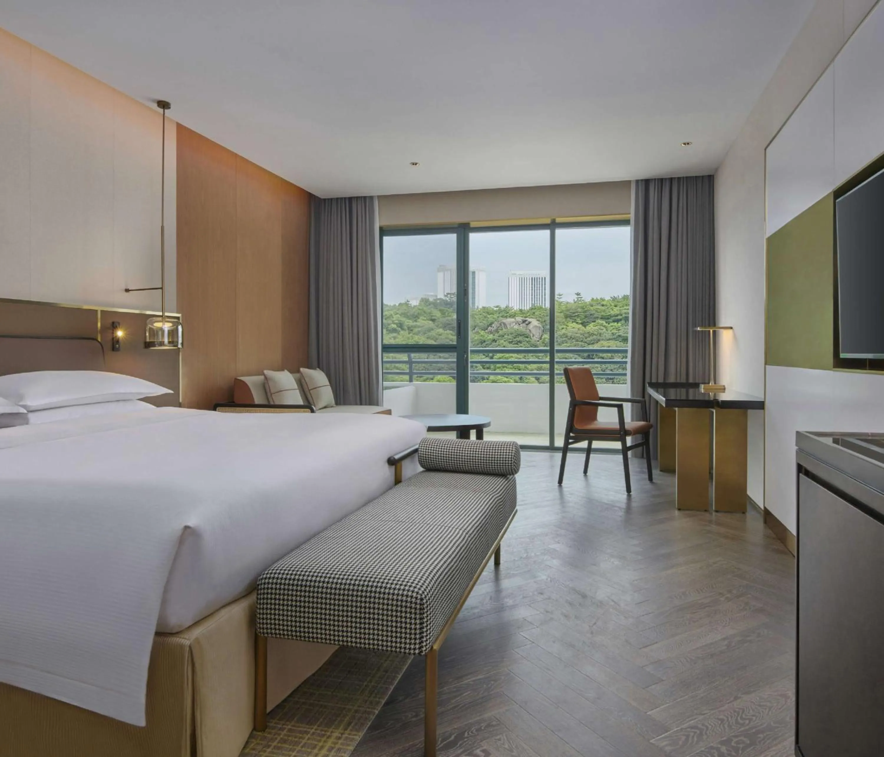 Bedroom, Bed in Hilton Guangzhou Science City