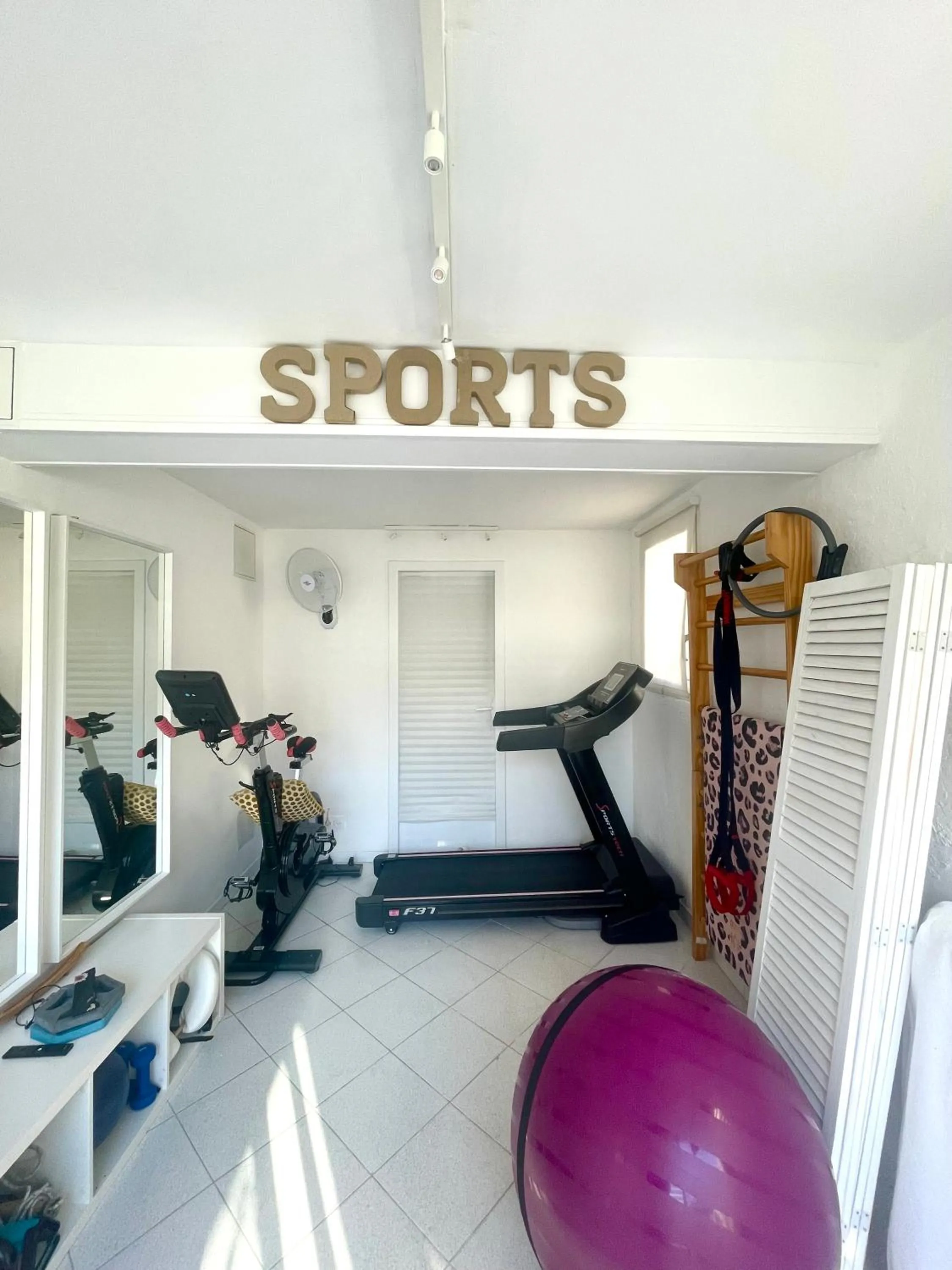 Fitness centre/facilities in Hotel La Tuiliere