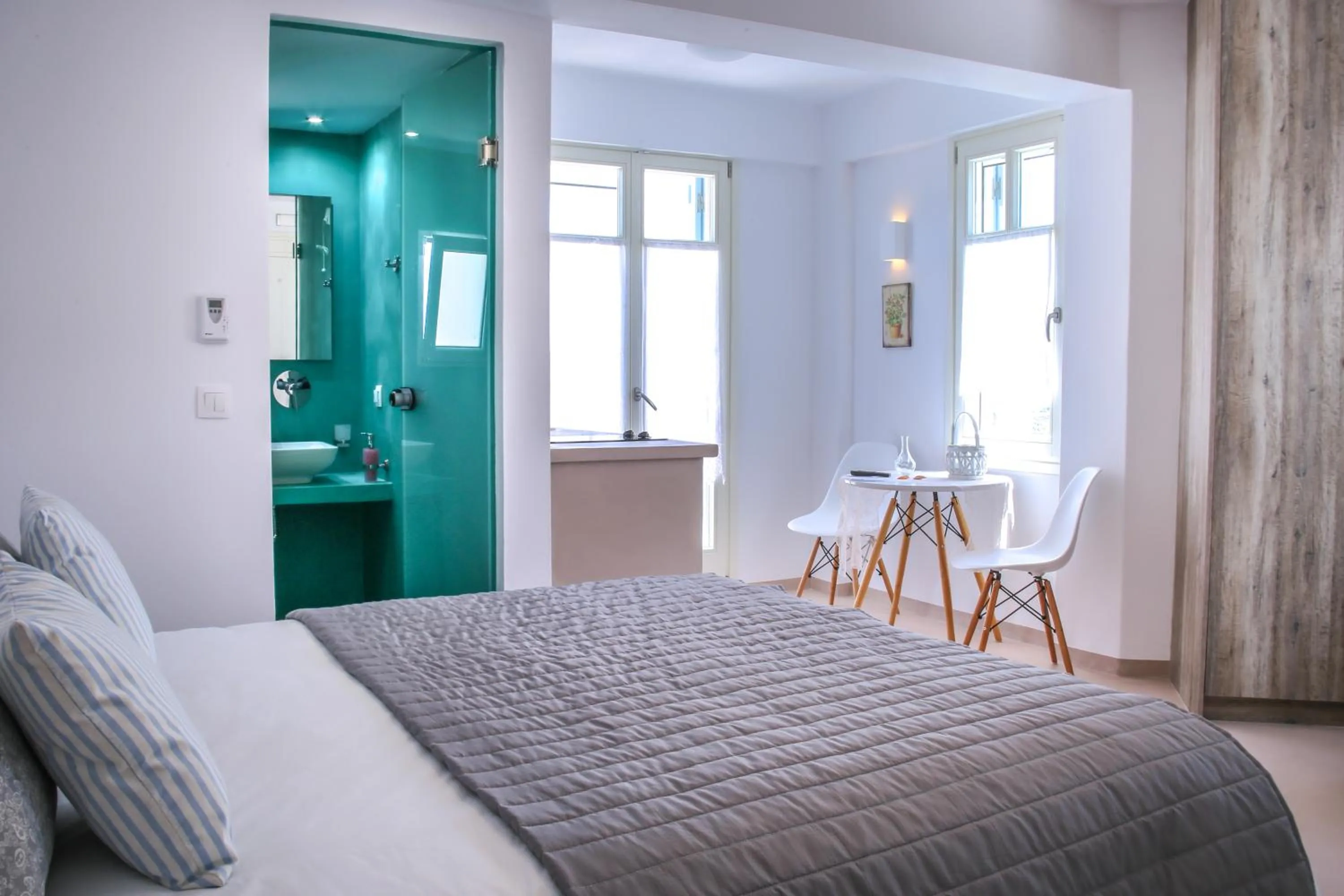 Kitchen or kitchenette, Bed in Anemomiloi Andros