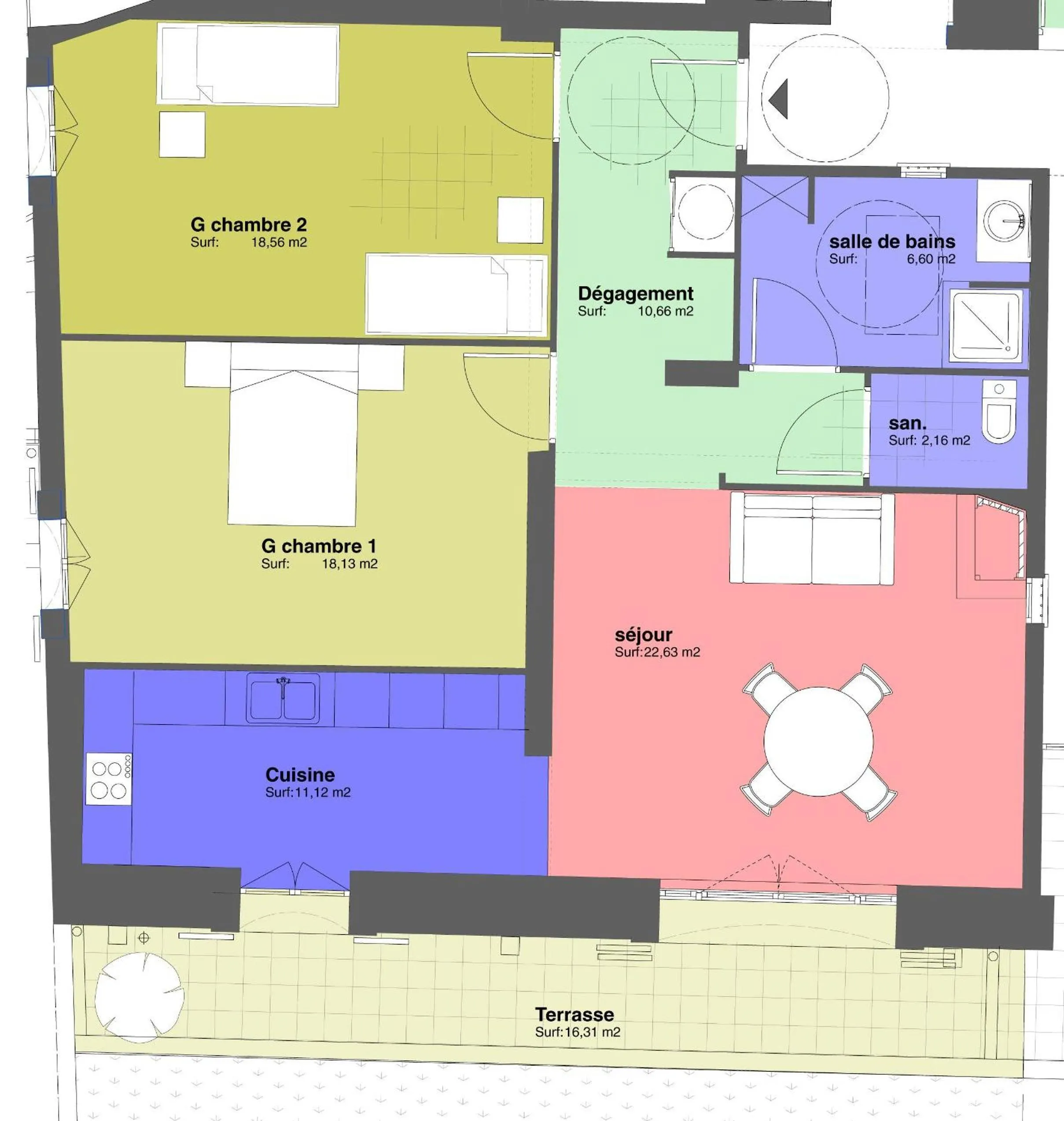 Floor plan in Le Relais Du Grand Logis