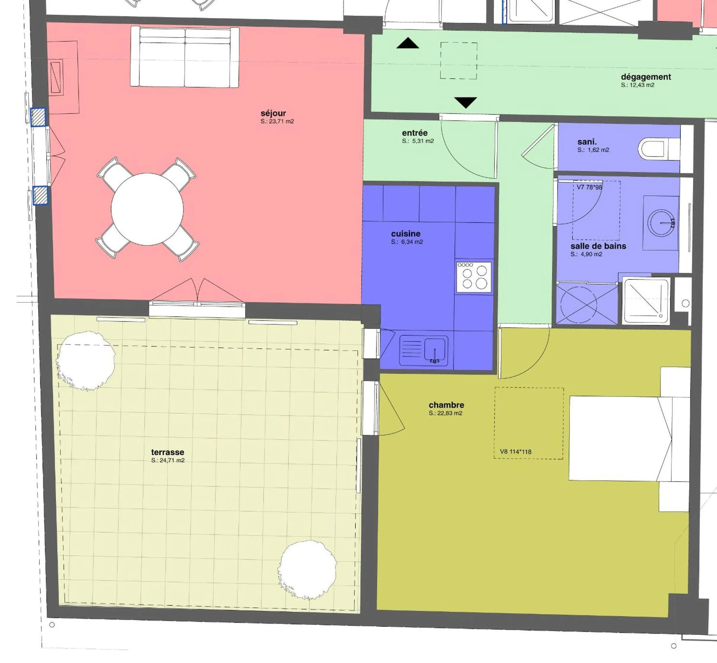 Floor plan in Le Relais Du Grand Logis