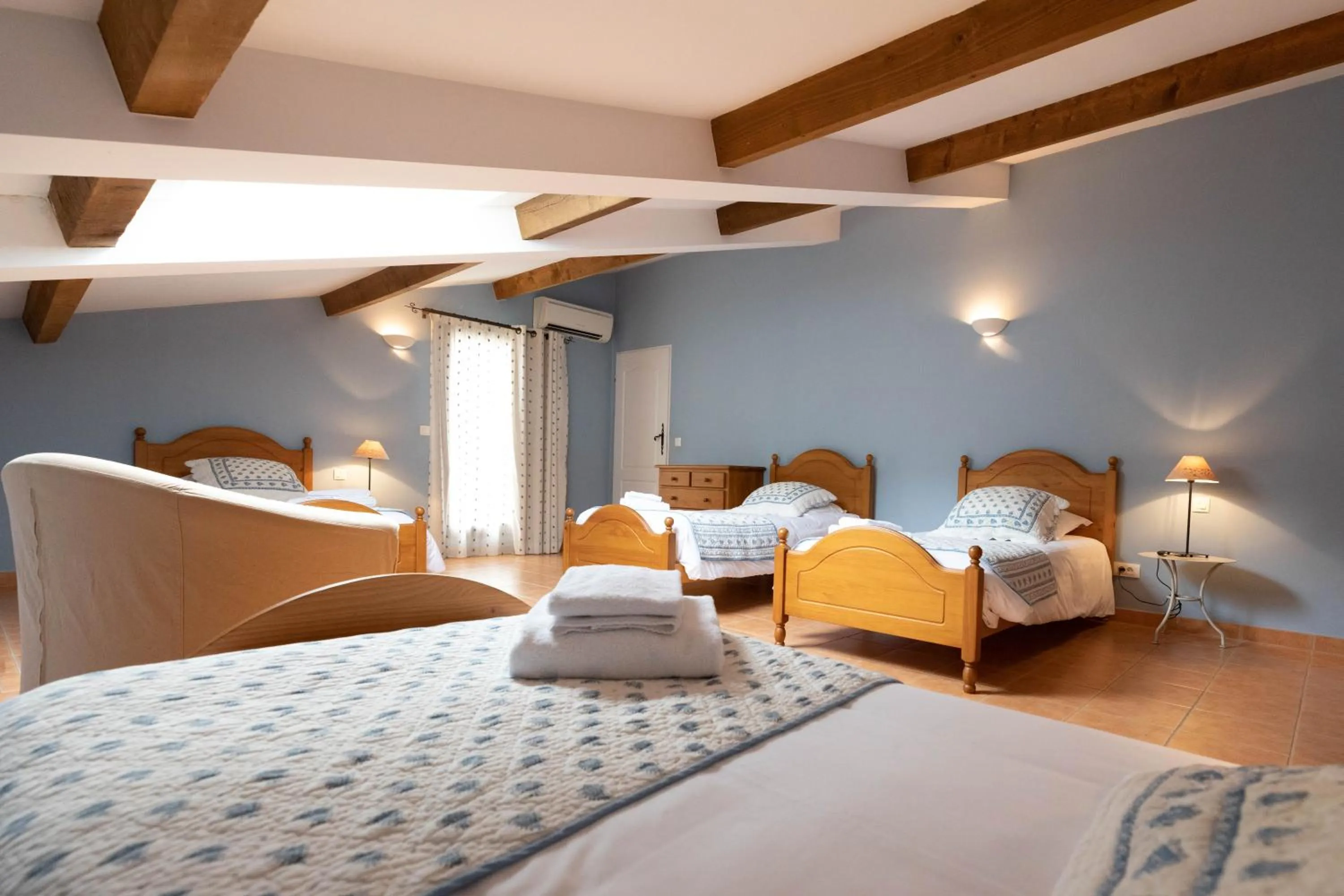 Bed in Le Relais Du Grand Logis