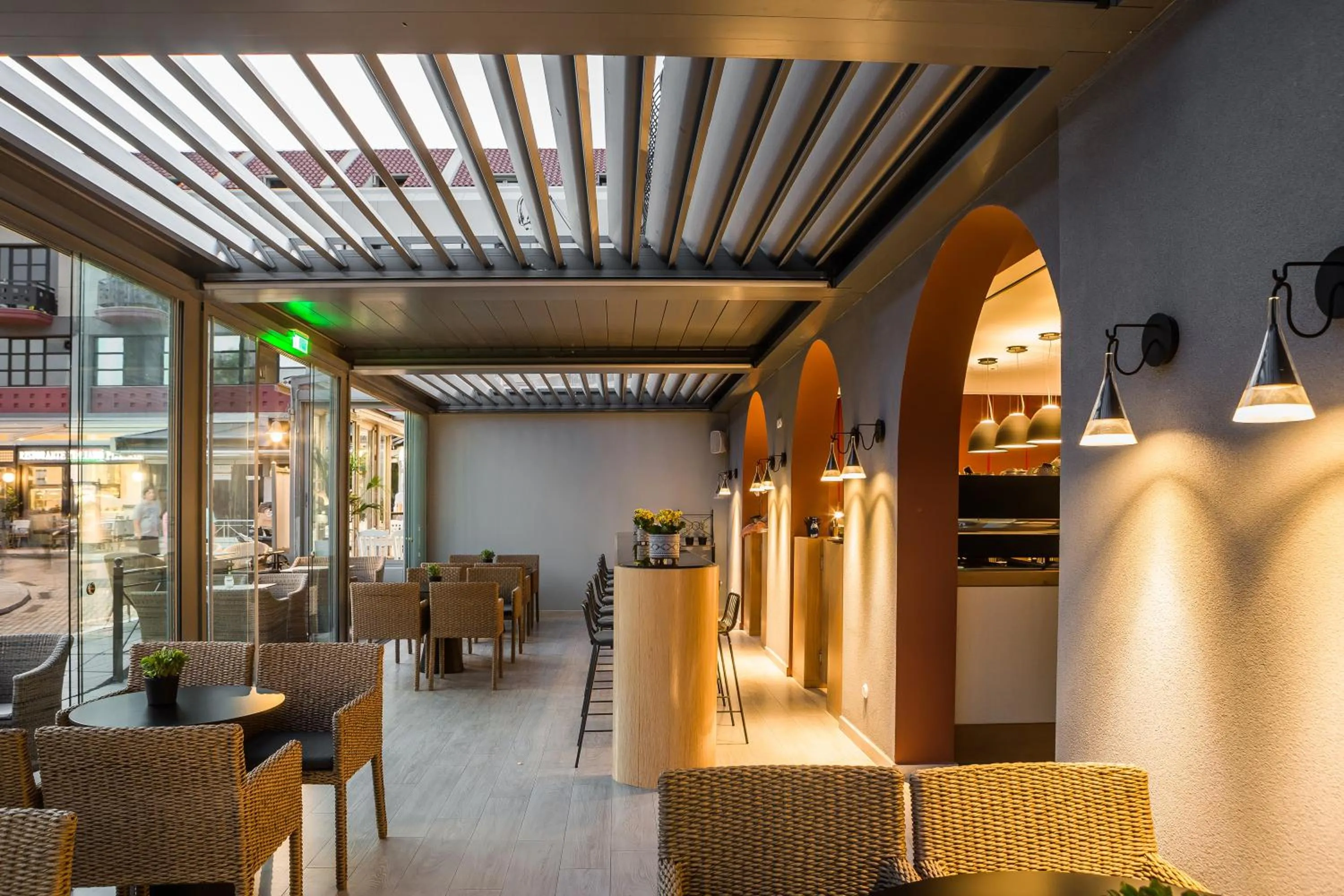 Lounge or bar in Aenos Hotel