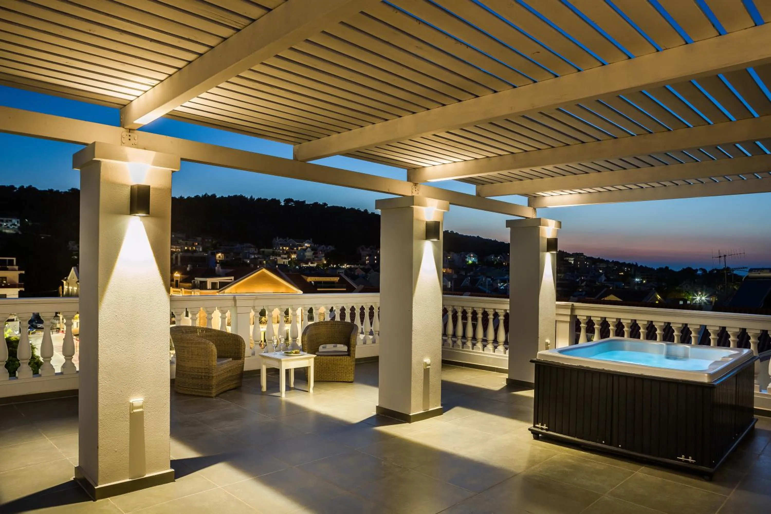 Balcony/Terrace in Aenos Hotel