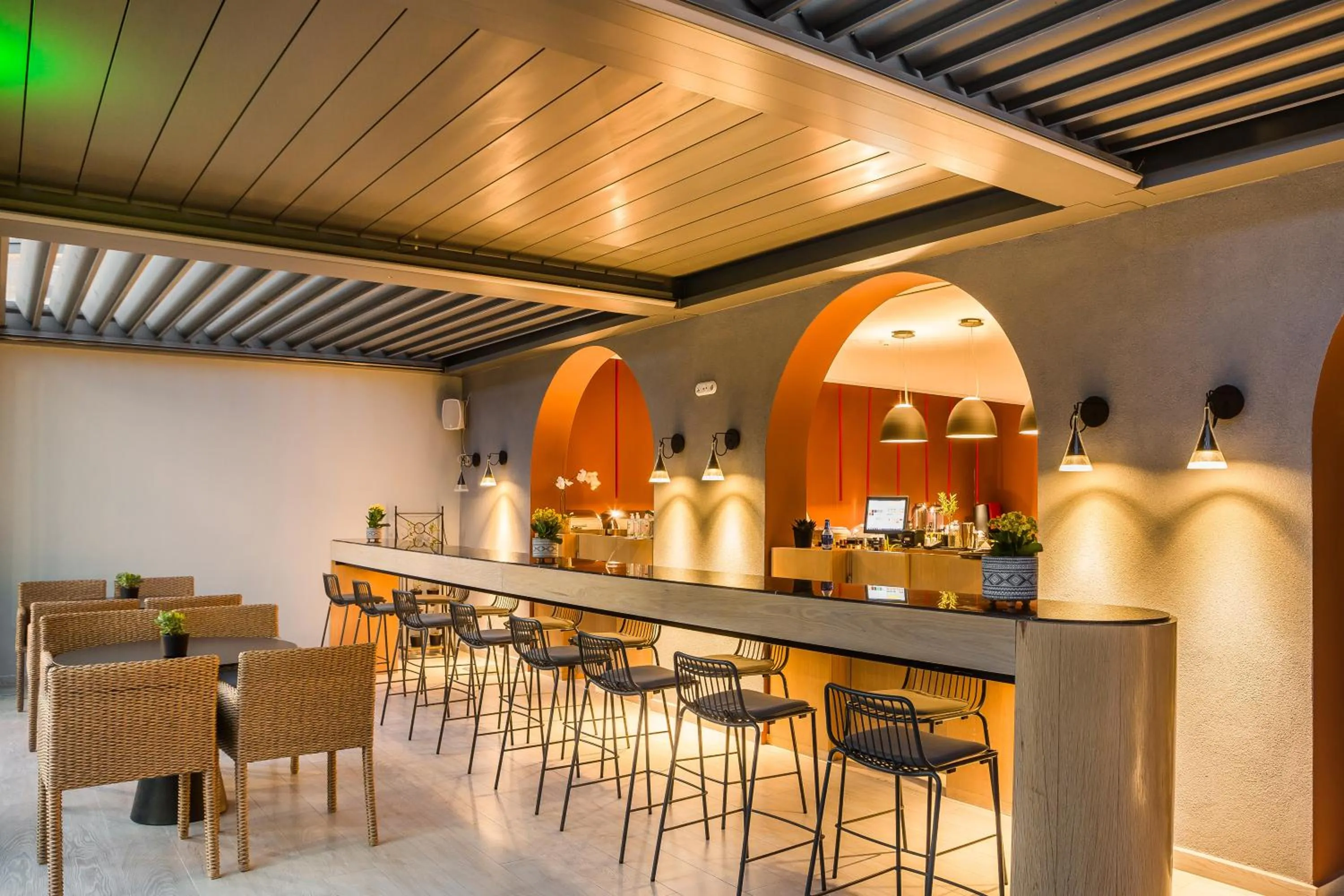 Lounge or bar in Aenos Hotel