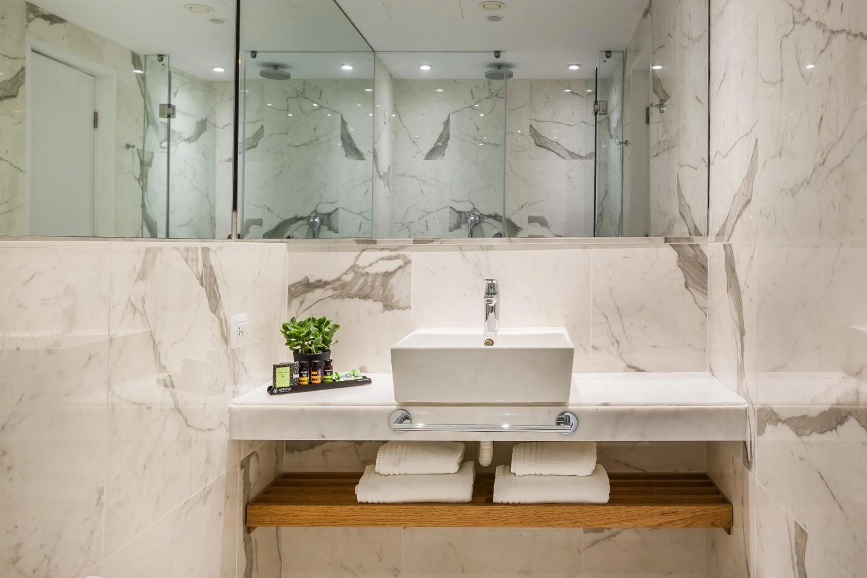 Bathroom in Aenos Hotel