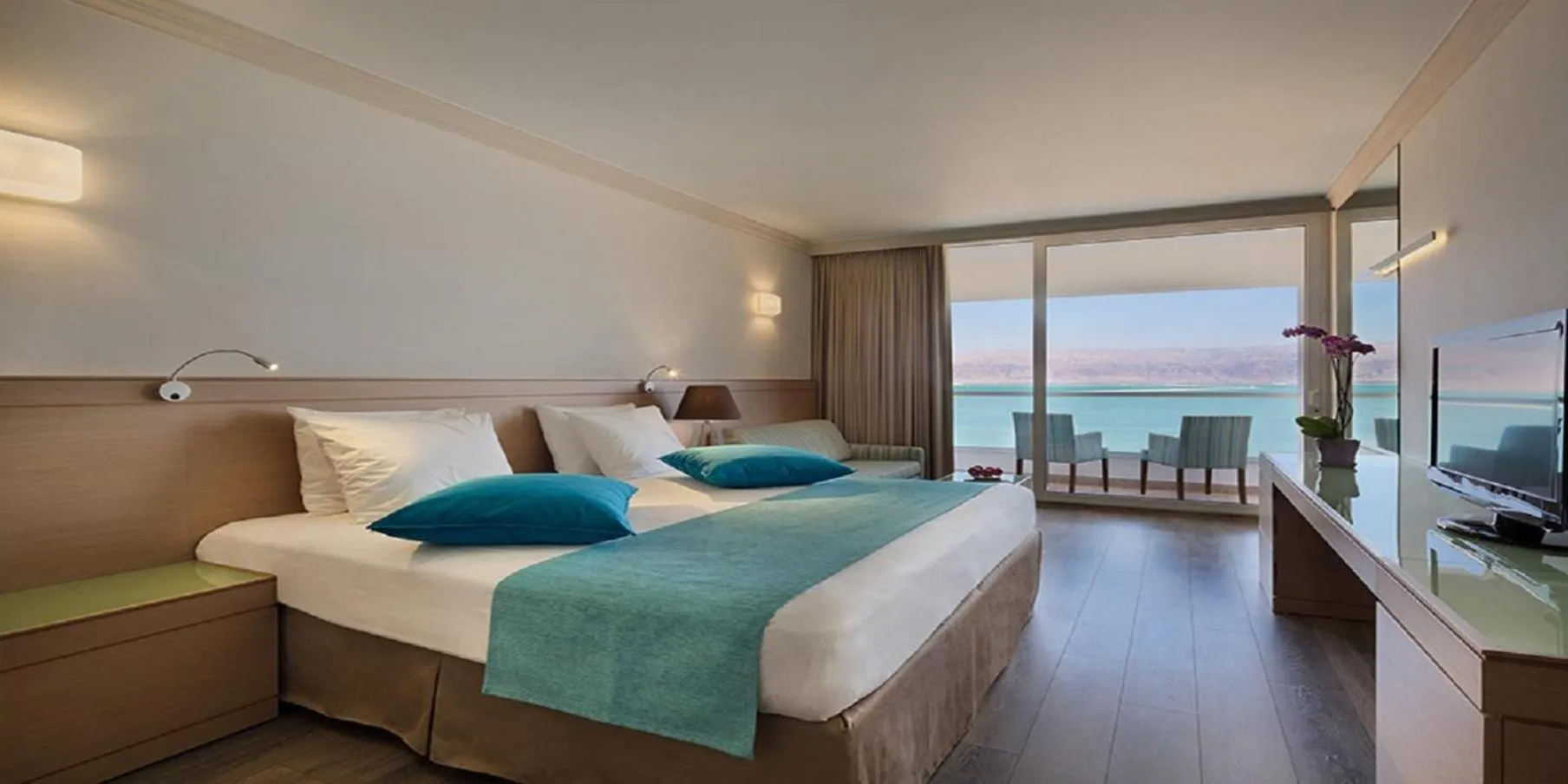 Photo of the whole room, Bed in Vert Dead Sea by AFI Hotels