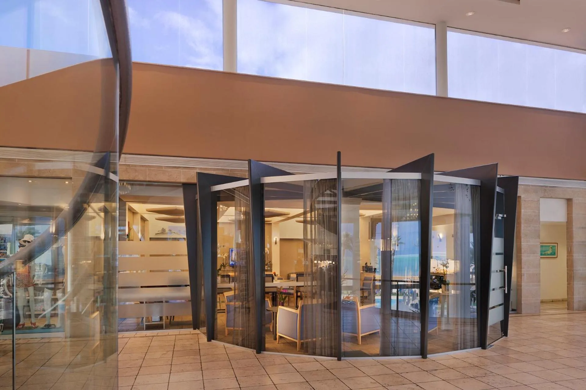 Lounge or bar in Vert Dead Sea by AFI Hotels