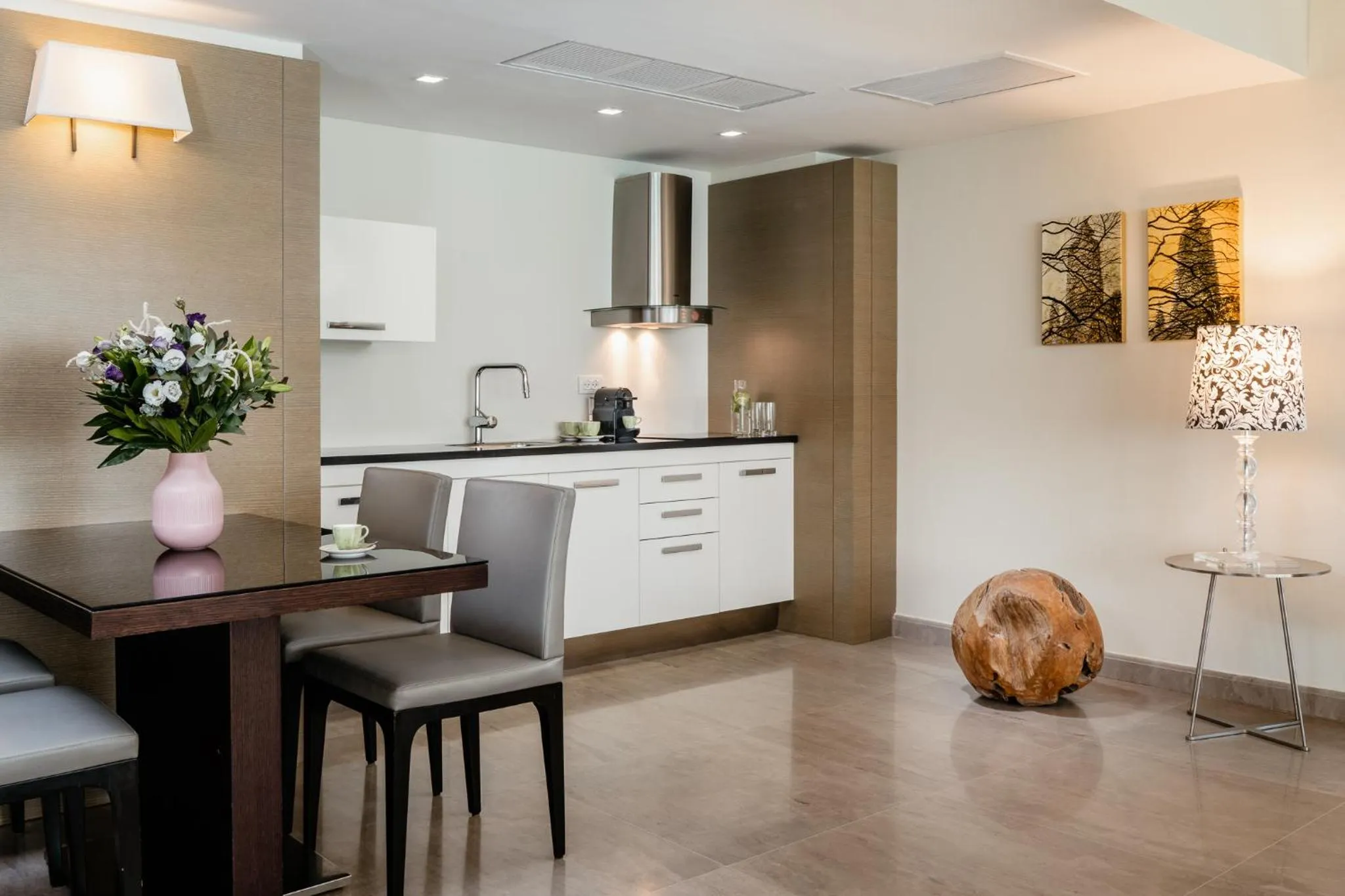 kitchen in Vert Dead Sea by AFI Hotels