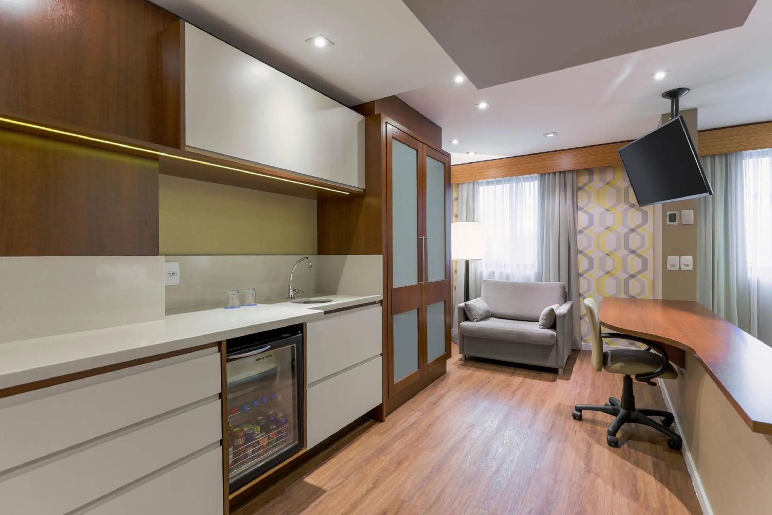 Seating area in Wyndham Sao Paulo Ibirapuera Convention Plaza