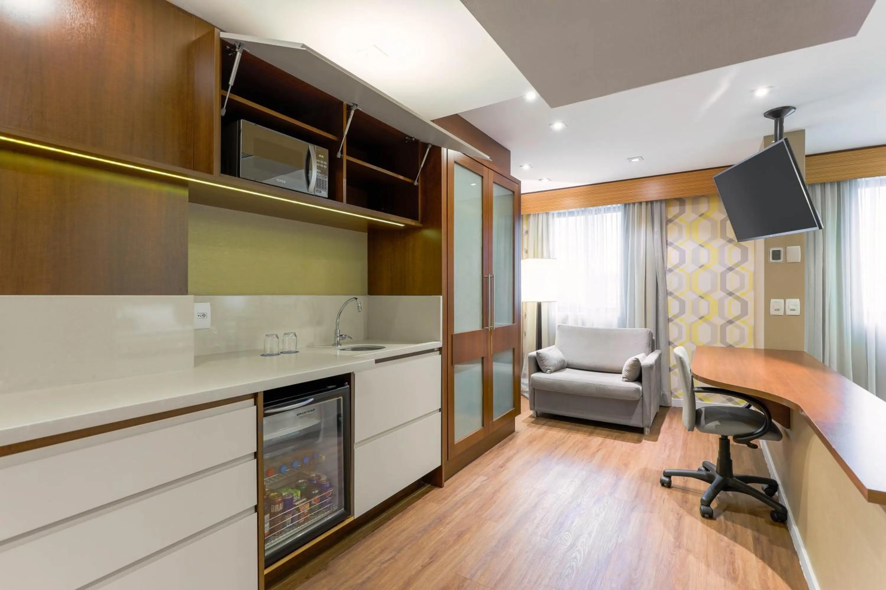 Seating area in Wyndham Sao Paulo Ibirapuera Convention Plaza