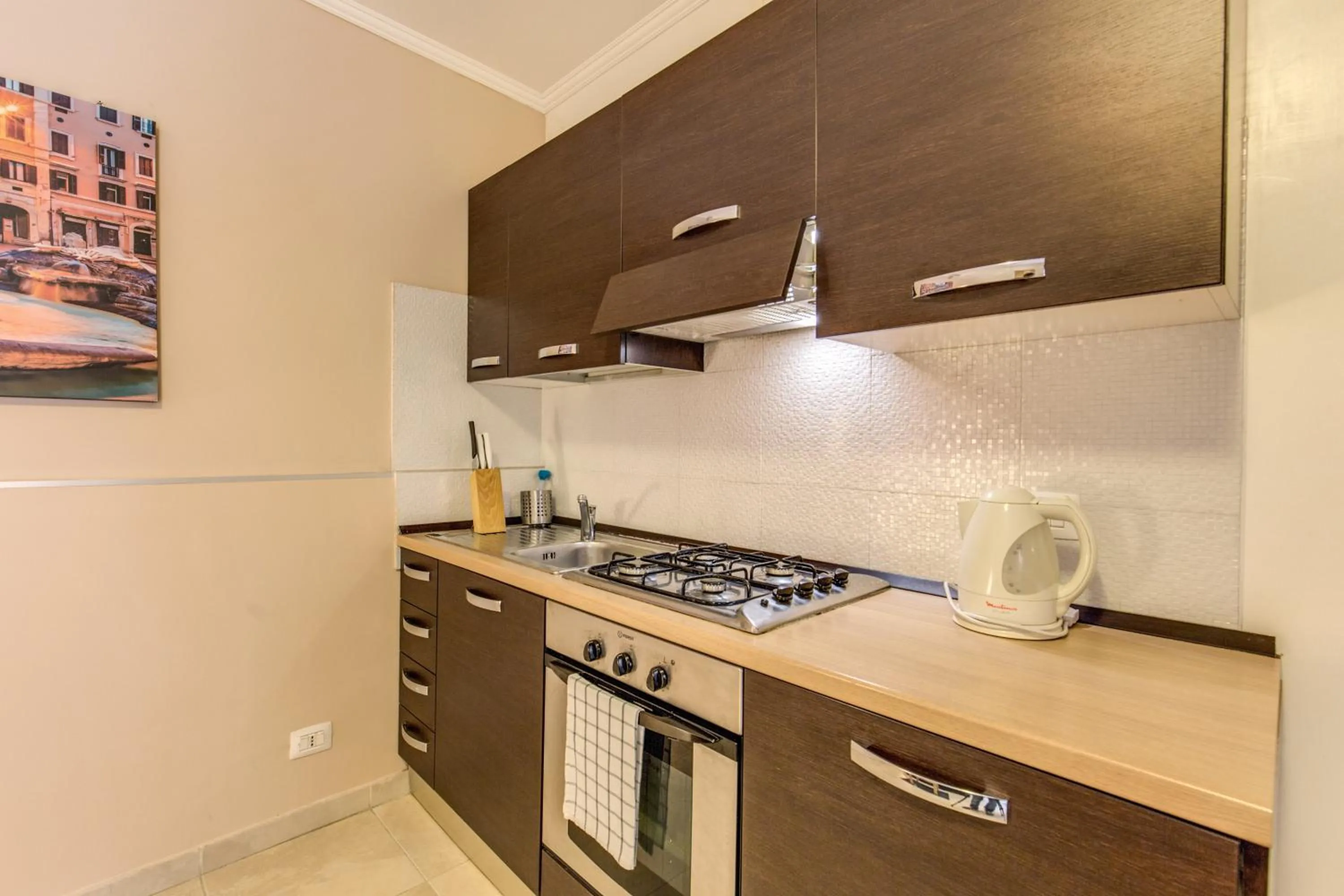 Kitchen or kitchenette in Aurelia Vatican Apartments