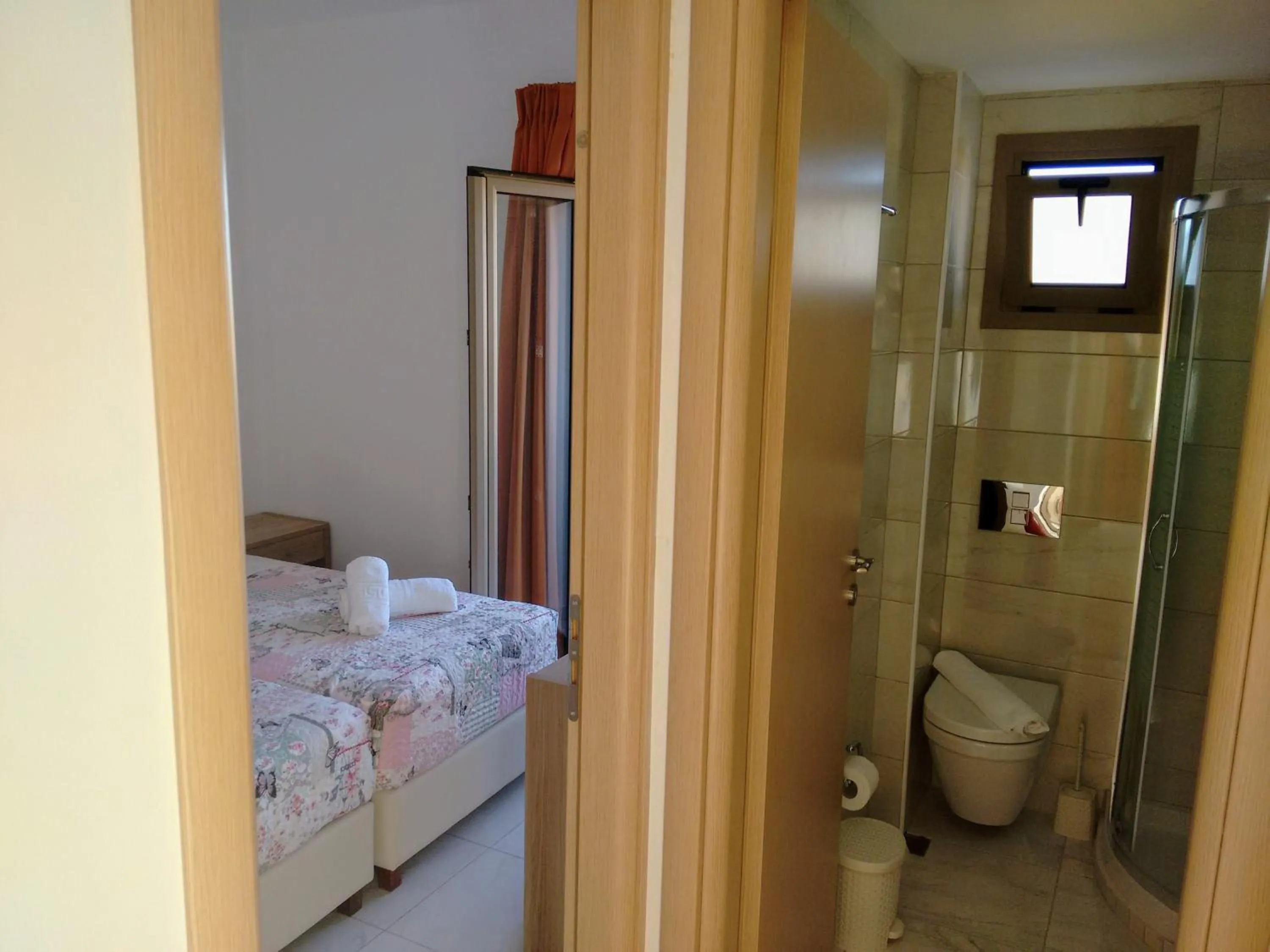 Bathroom, Bed in Casa Malena