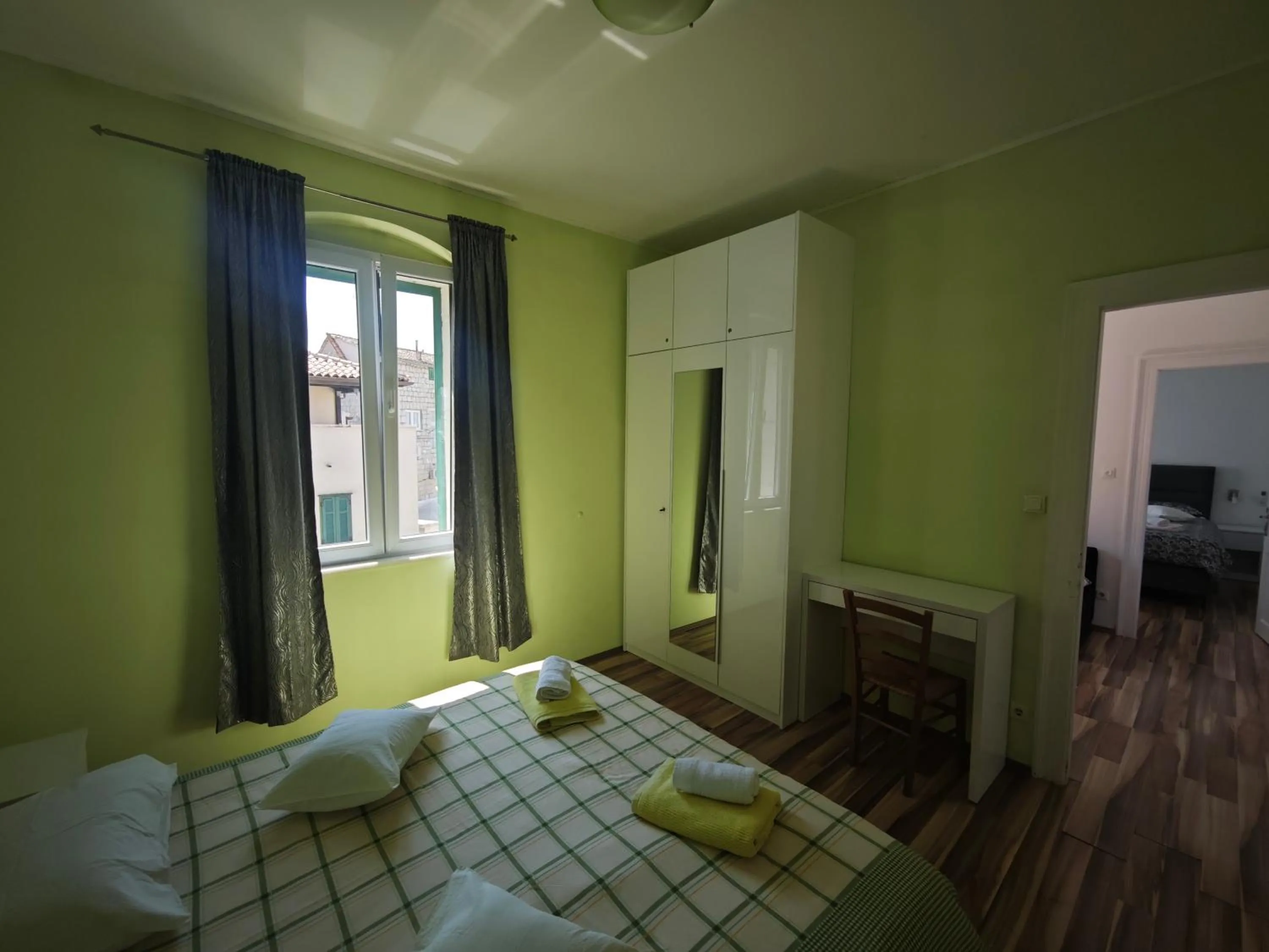 Bed in Apartment Central Old town with private indoor garage parking