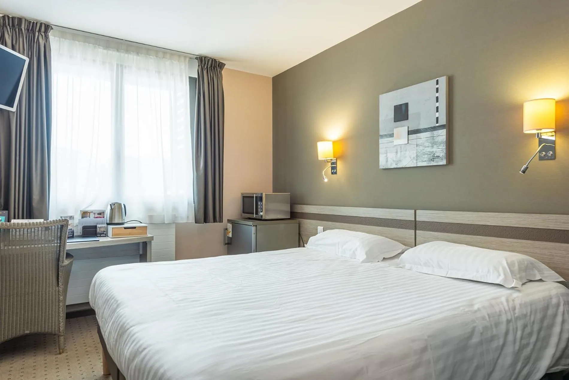 Bedroom, Bed in Park Hôtel & Appartements