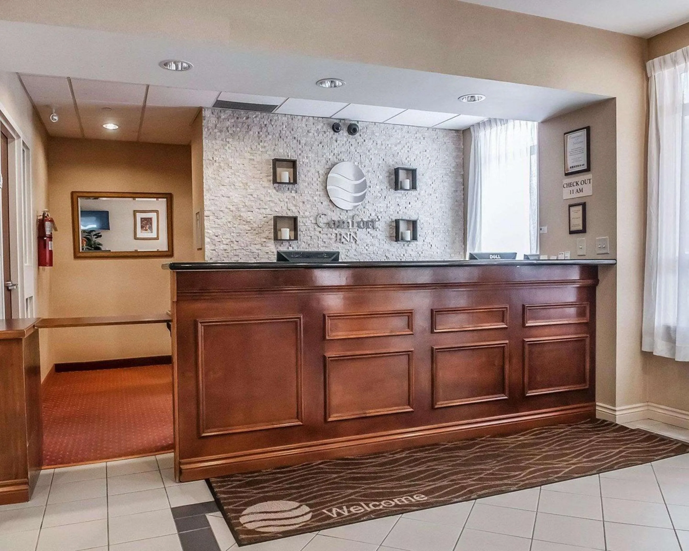 Lobby or reception in Comfort Inn