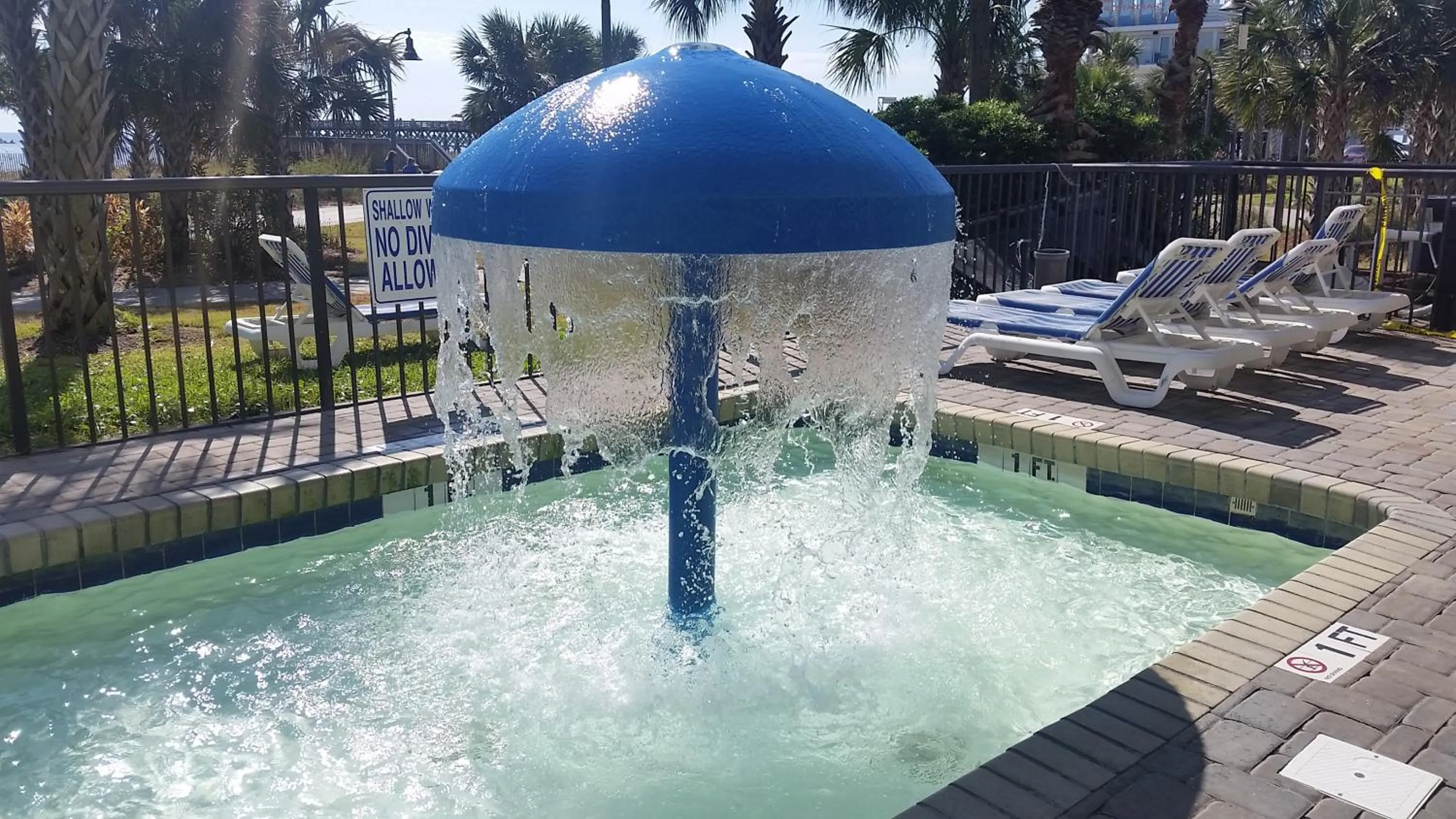 Swimming pool in Windsurfer Hotel