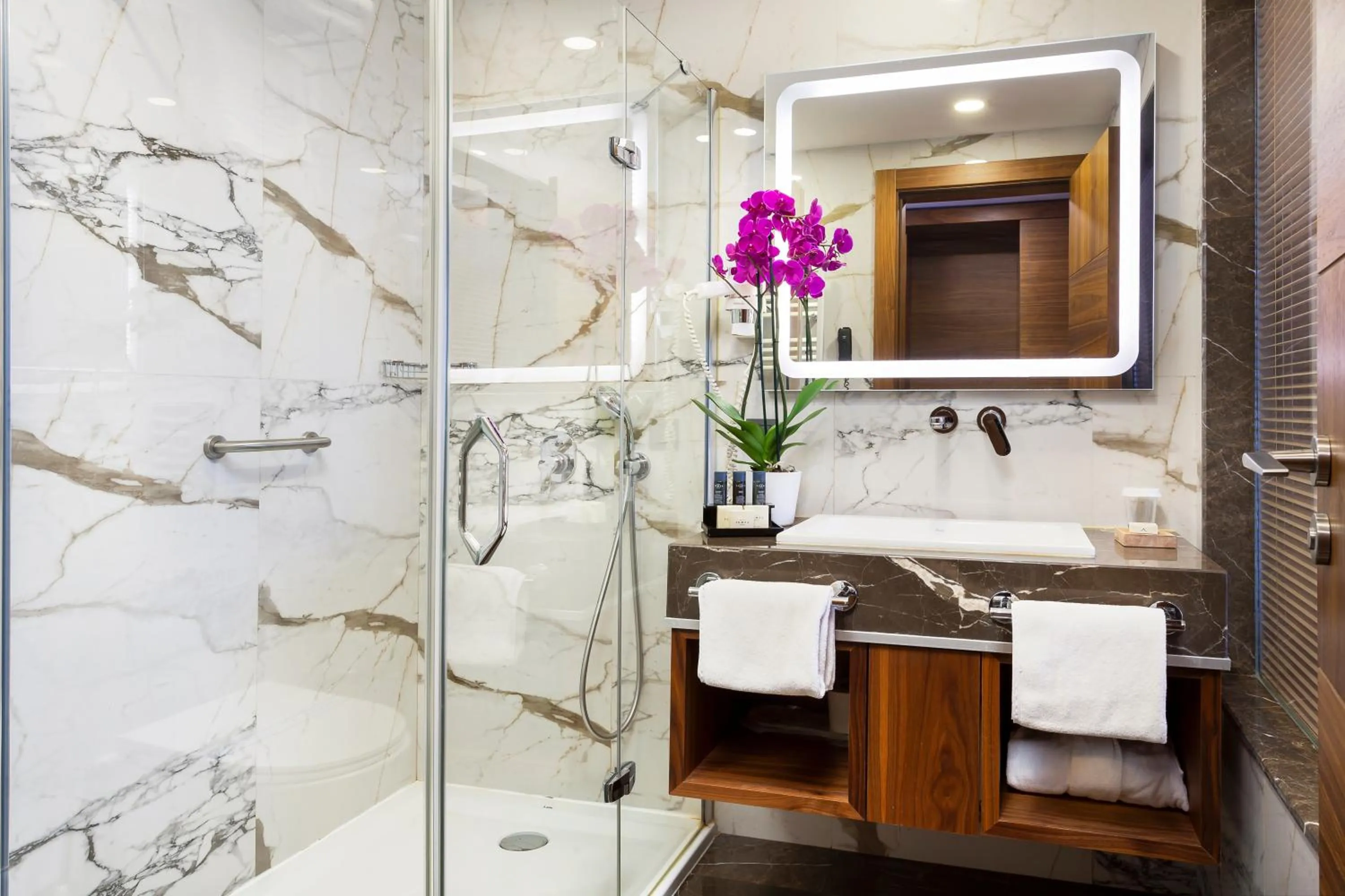 Shower in Artur Hotel