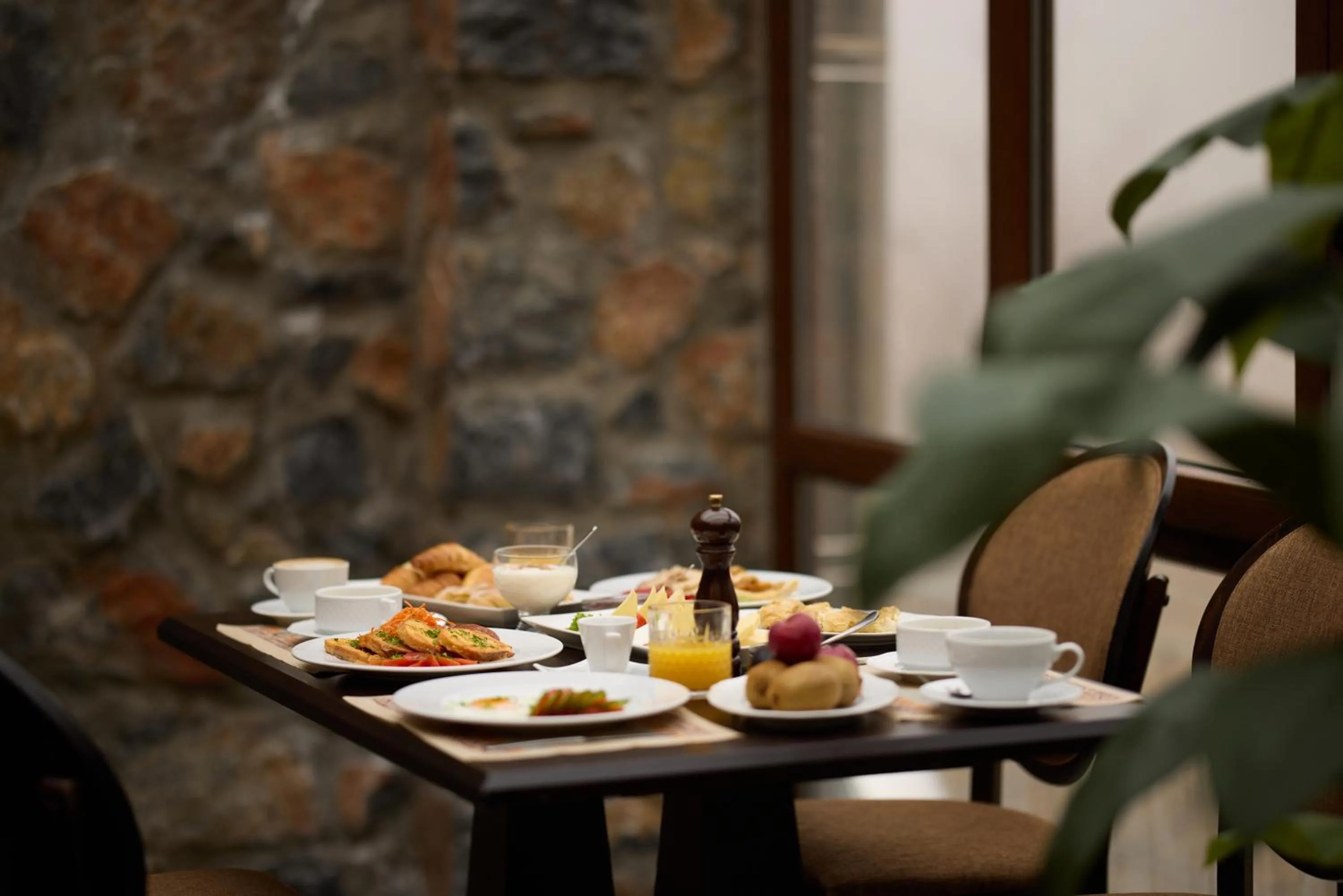 Breakfast in Domotel Neve Mountain Resort