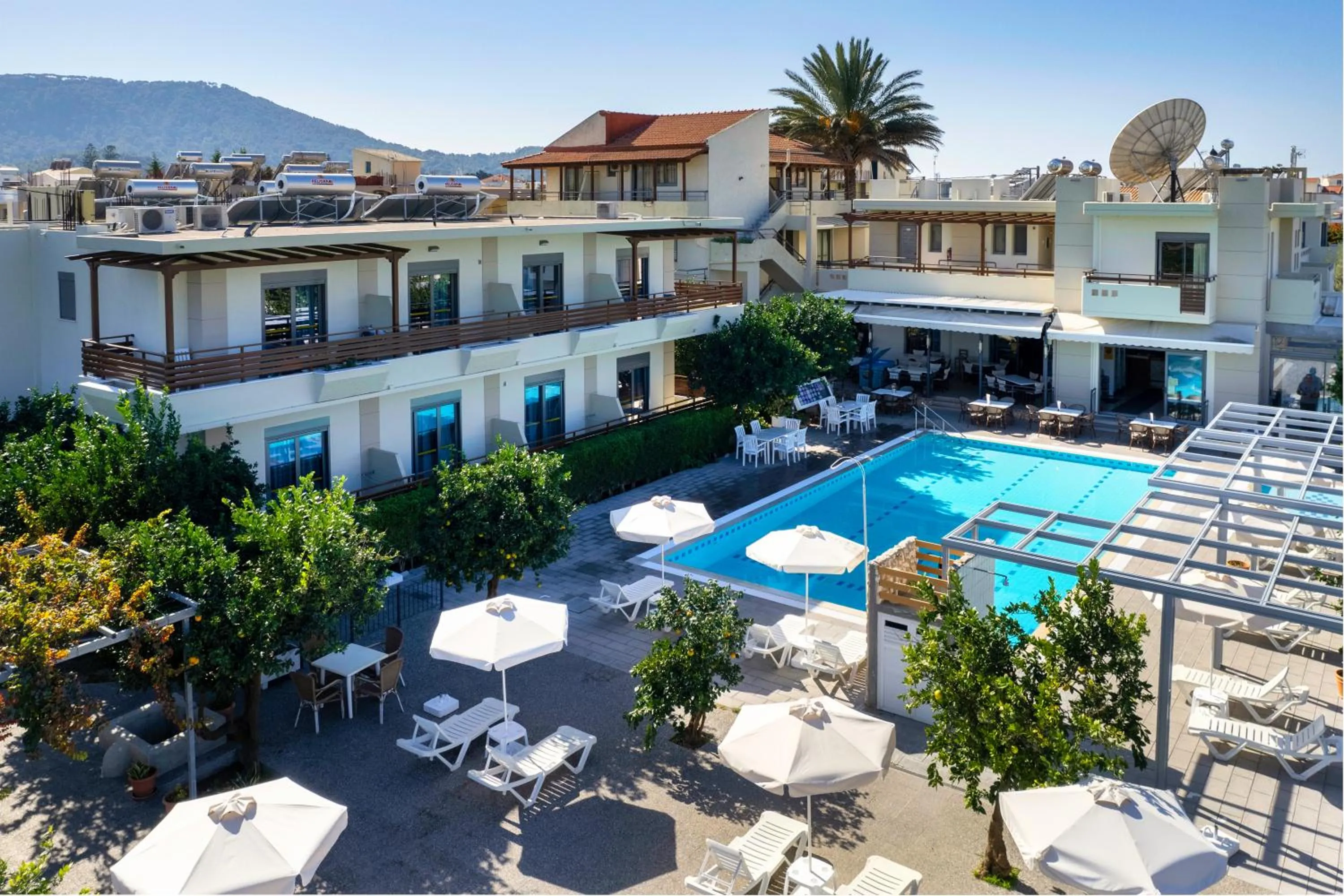 Property building in Ilyssion Holidays Hotel