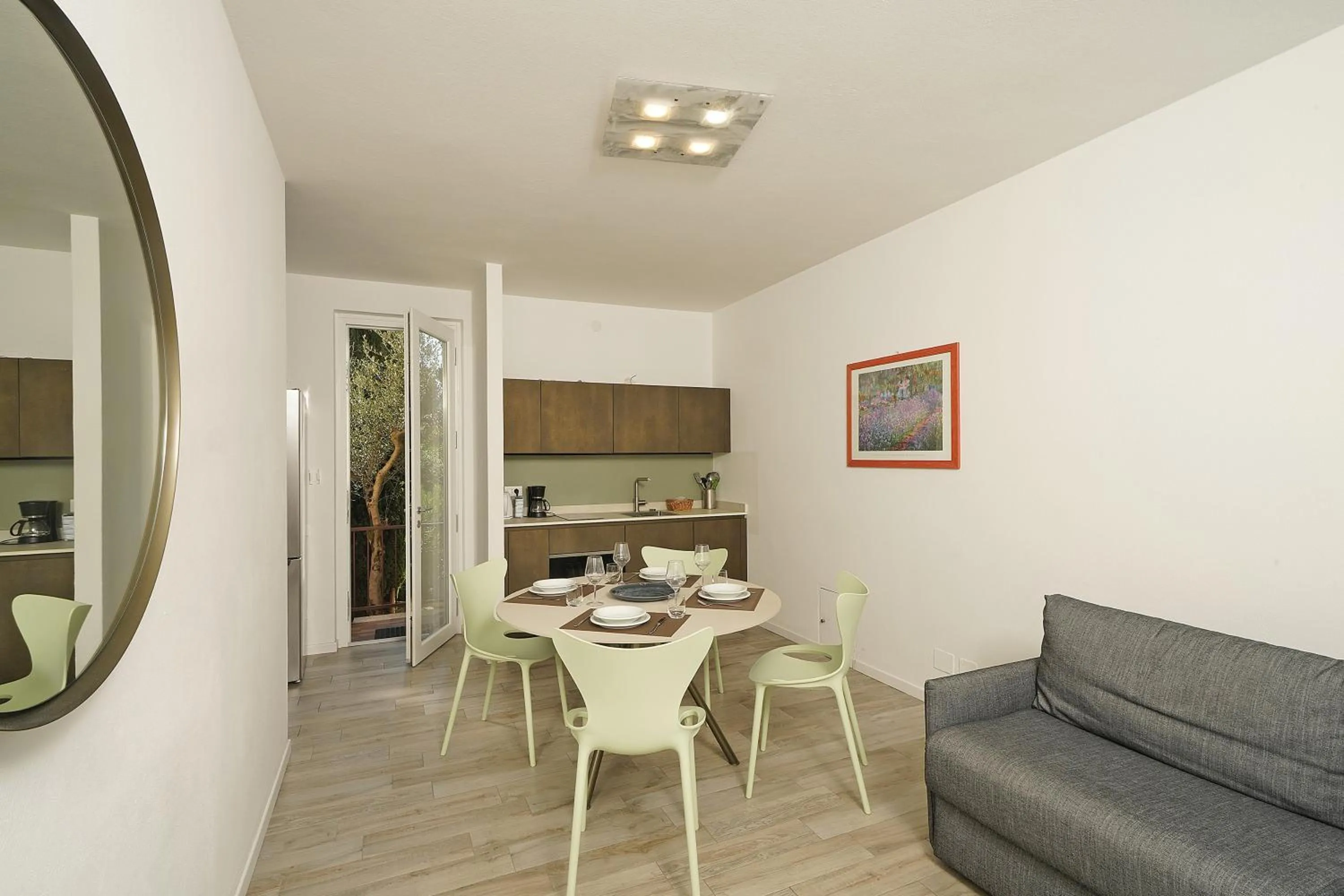 Kitchen or kitchenette in Appartamenti Pratone