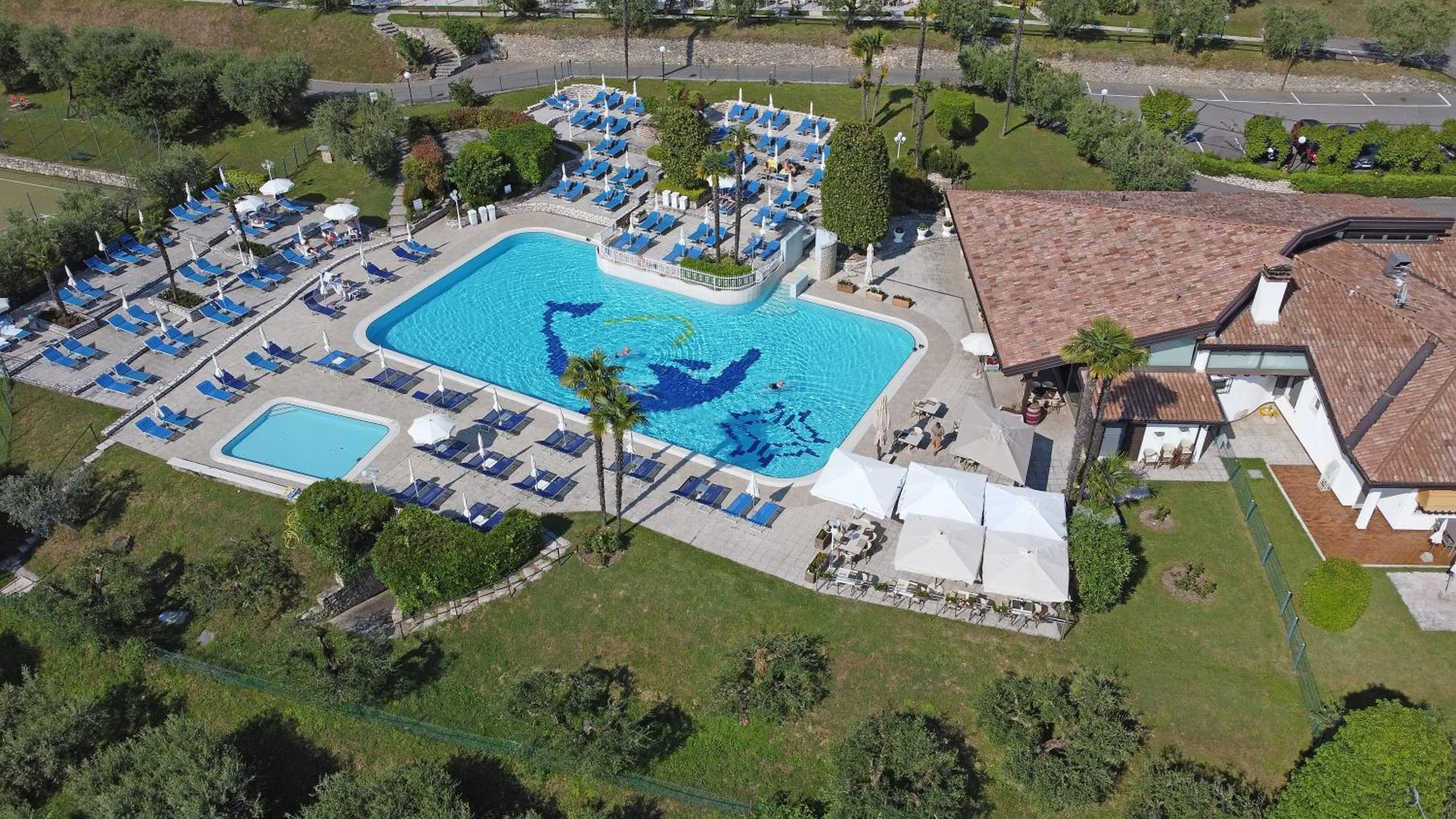 Bird's eye view in Residence Arca