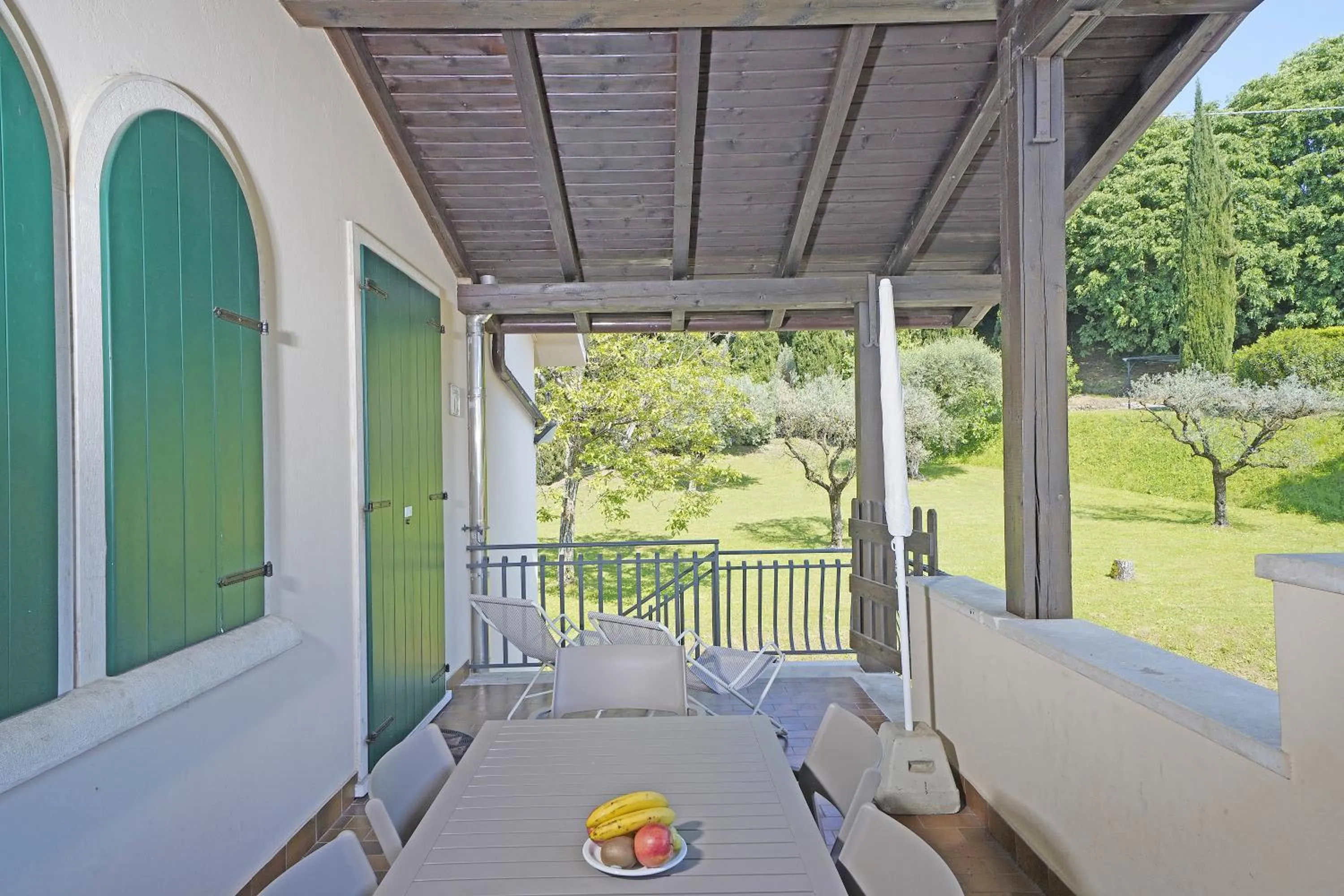 Garden view in Residence Arca