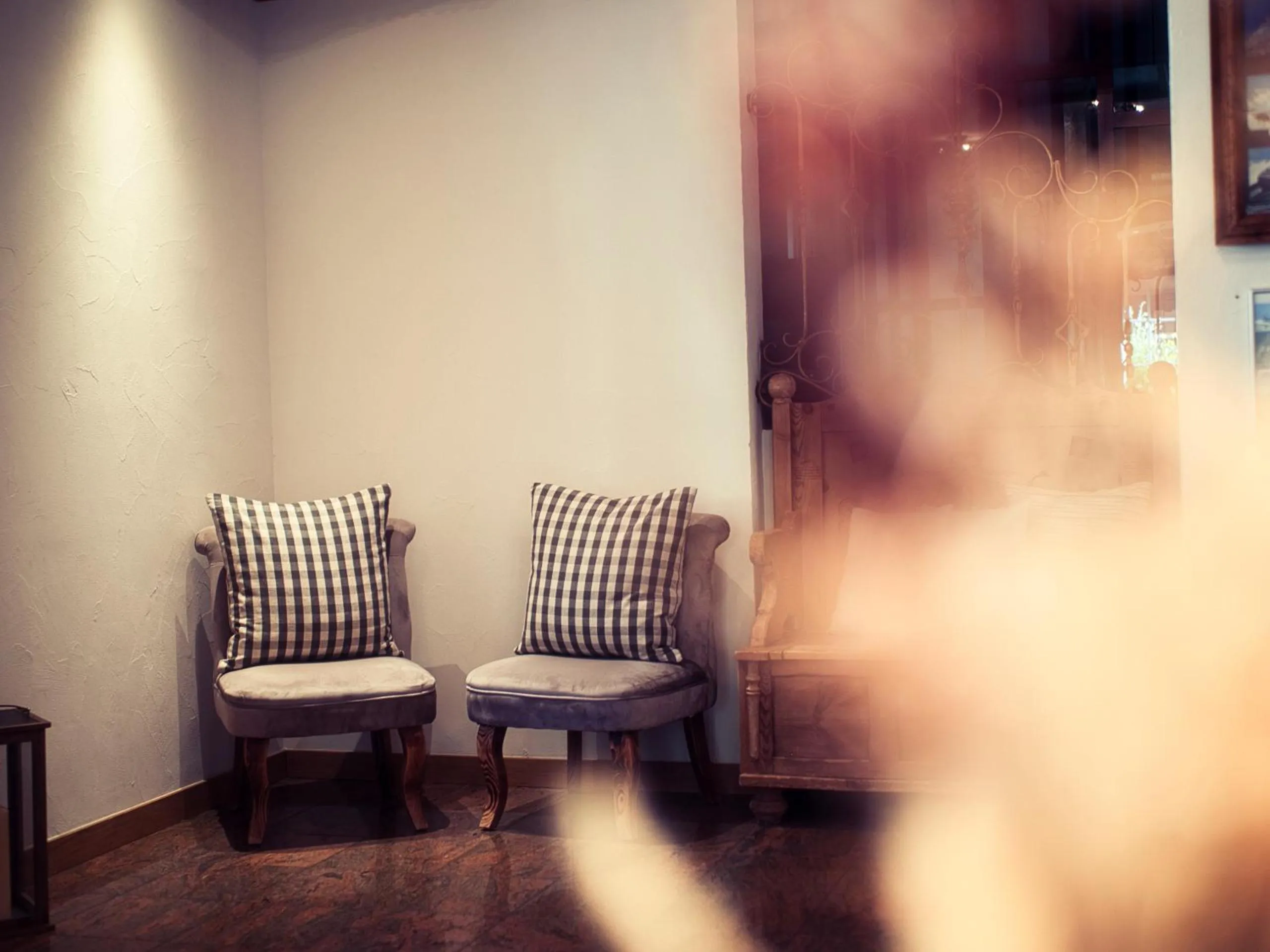 Lobby or reception in Boutique Hotel La Cabane