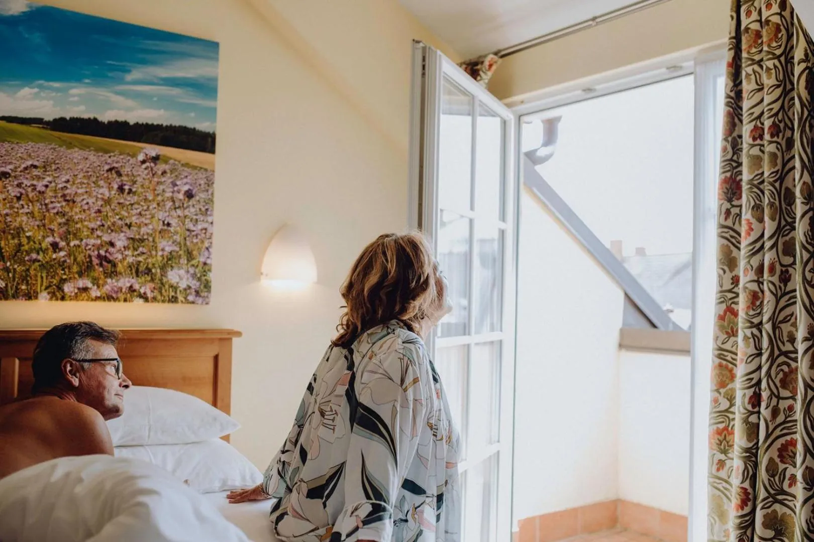 Bed in Hotel & Restaurant Stern