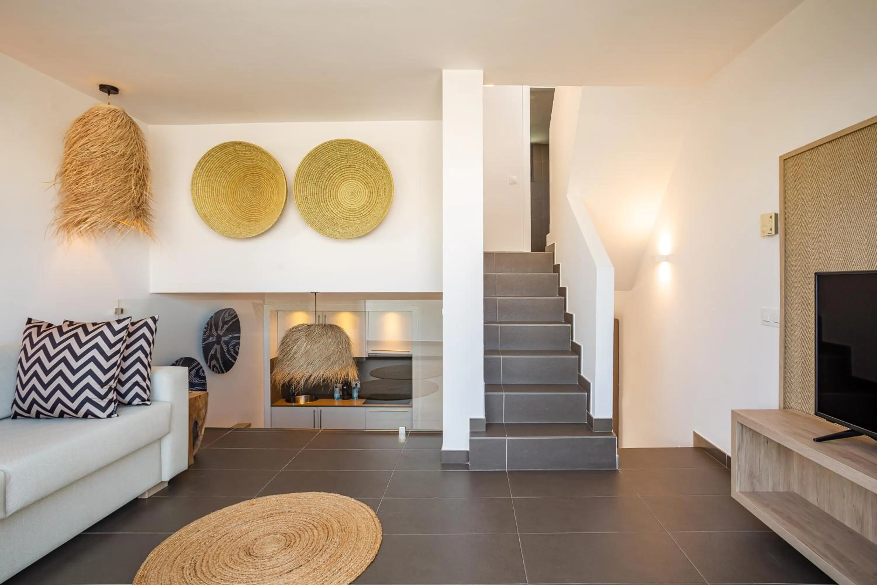 Living room in Migjorn Ibiza Suites & Spa