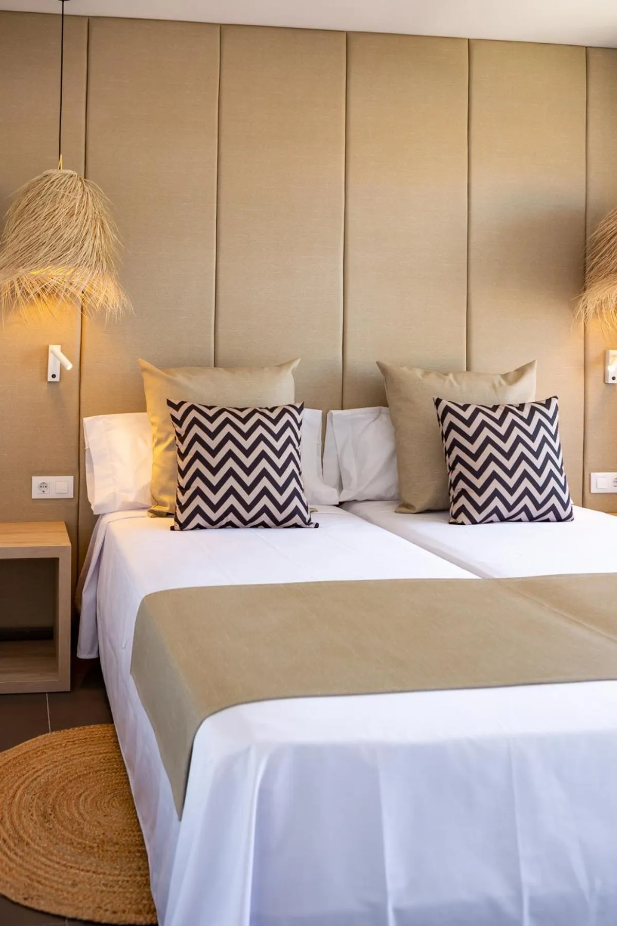 Bedroom, Bed in Migjorn Ibiza Suites & Spa